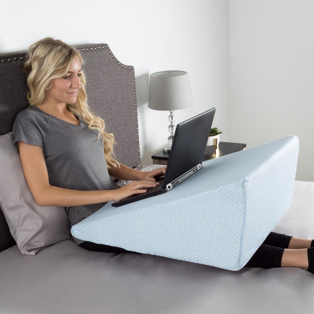 Hastings Home Memory Foam Folding Wedge Pillow with Bamboo Fiber Cover -  20434554