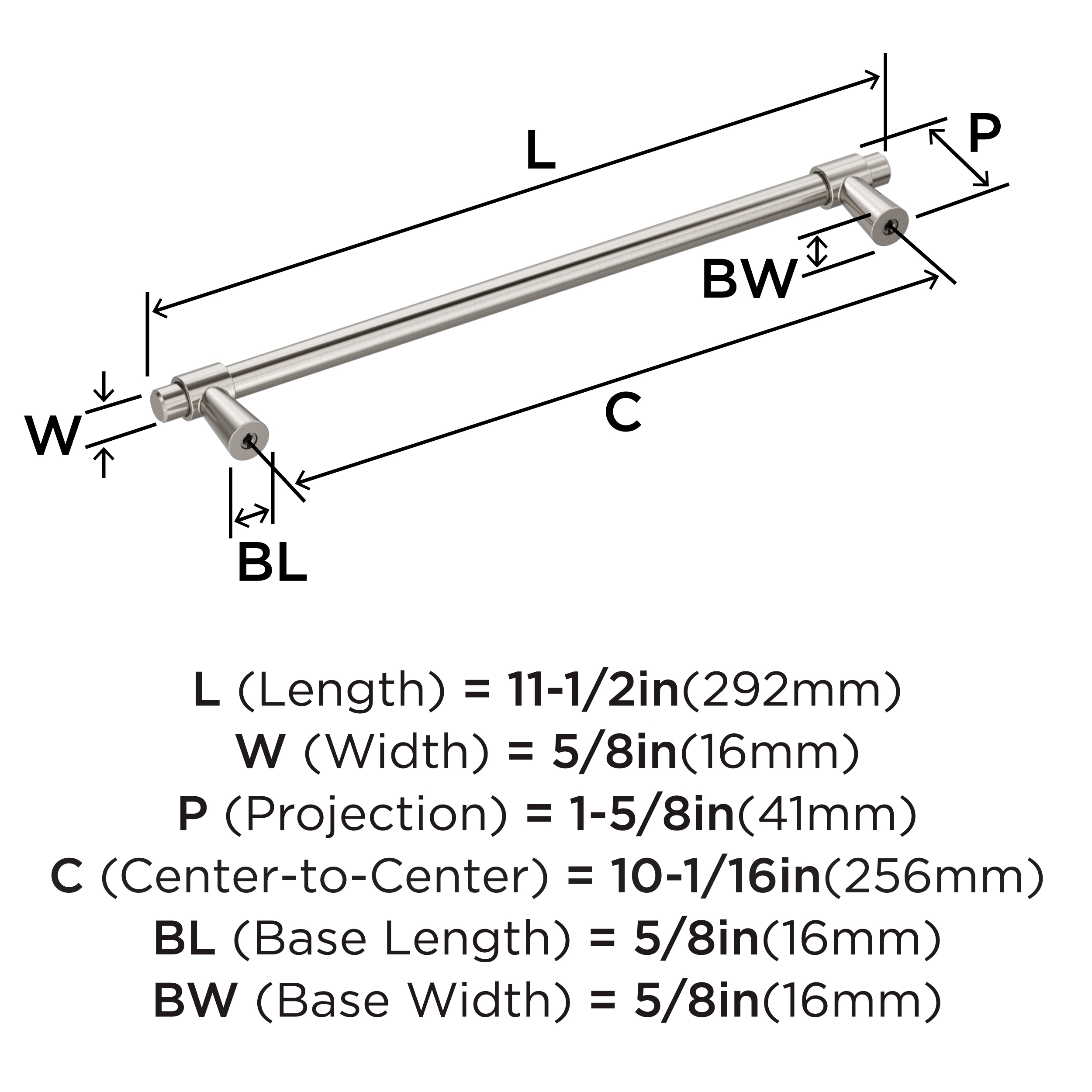 Amerock BP36902G10 Cabinet-Pulls - View #3