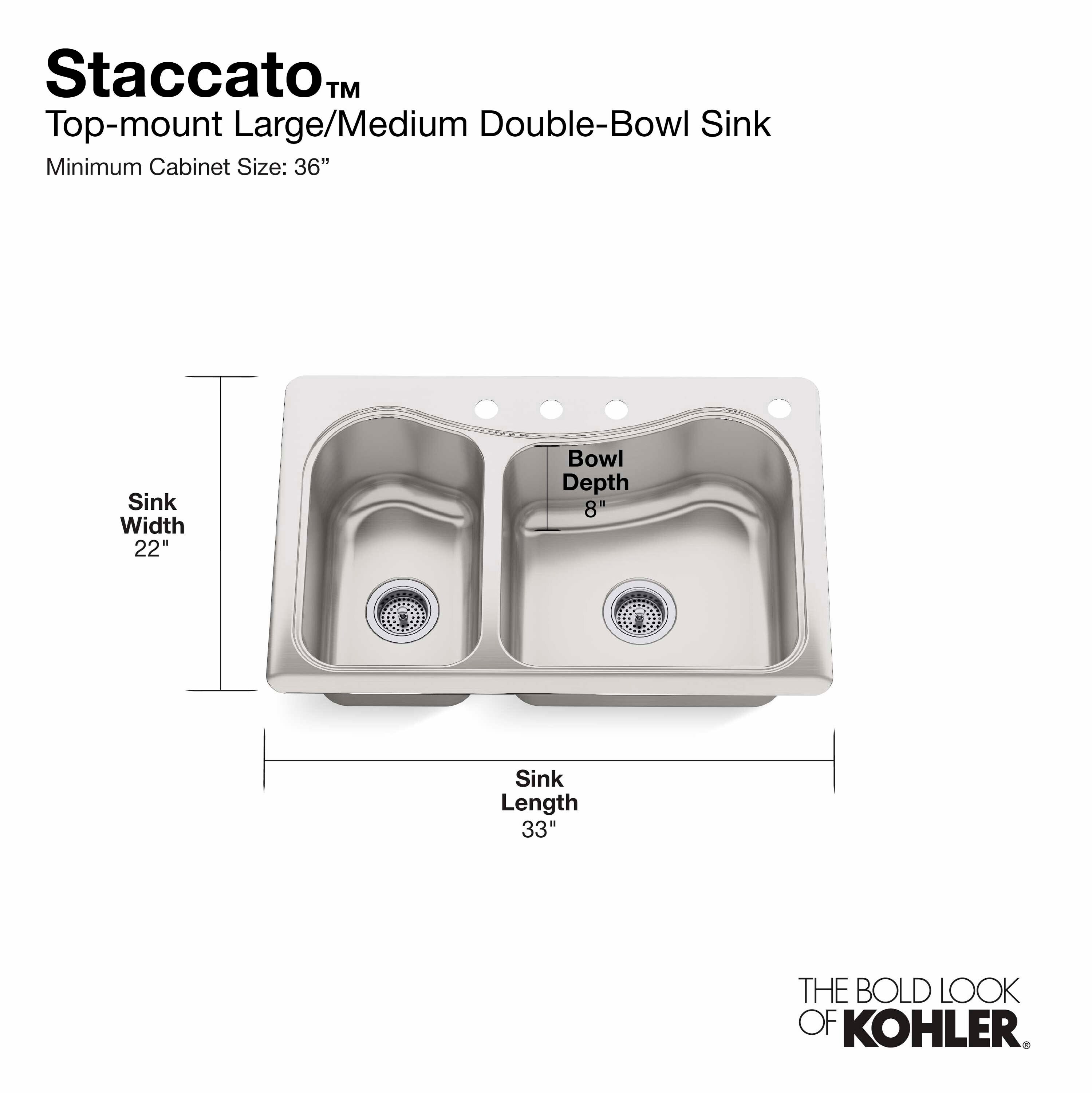 KOHLER 3361-1-NA Kitchen-Sinks - View #10