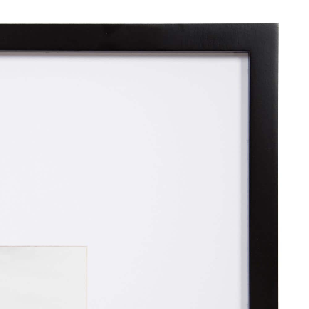 DesignOvation Black Wood Picture Frame (8-in x 10-in) at Lowes.com