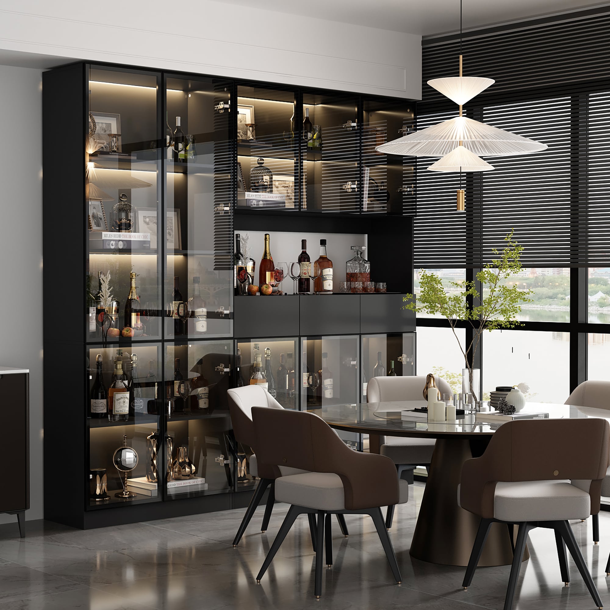 FUFU&GAGA JH0373+374 bookcases - View #4