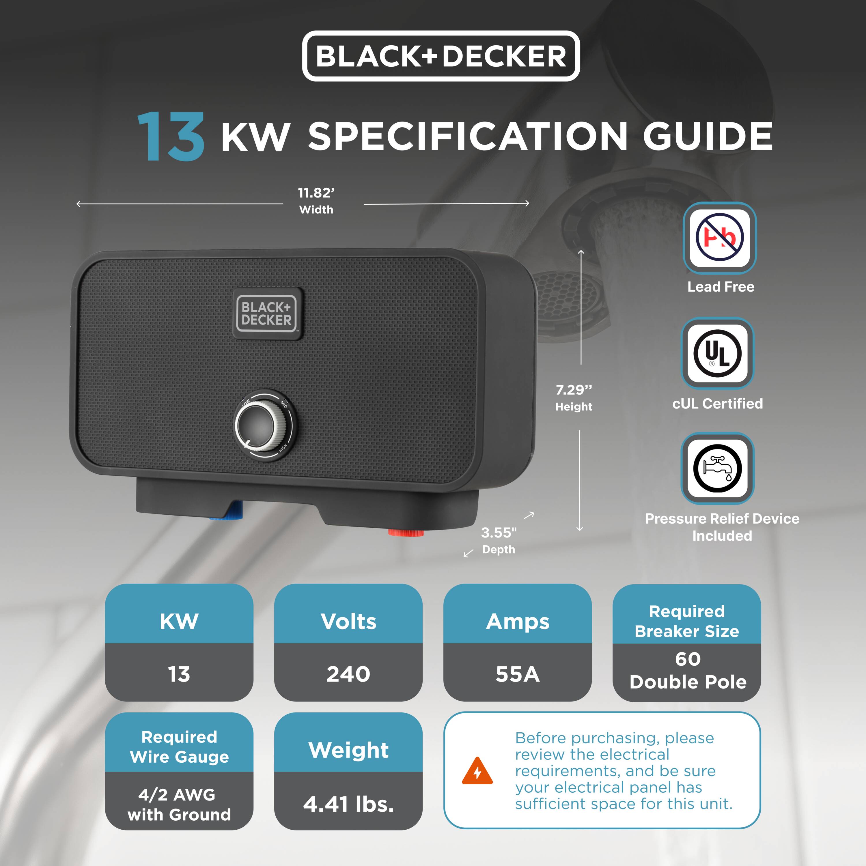 BLACK+DECKER BD-13-WH Gas-Water-Heaters - View #3