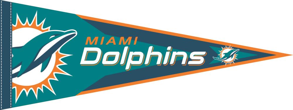 Applied Icon Miami Dolphins 12-in x 12-in Aluminum Information Display  Outdoor Graphic at