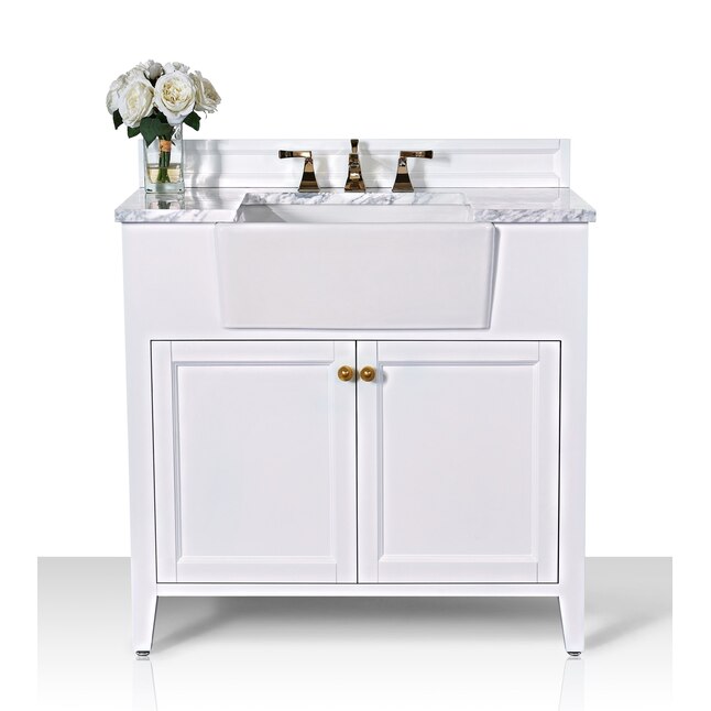 Farmhouse Single Sink Bathroom Vanity, What Size Sink For A 36 Inch Vanity