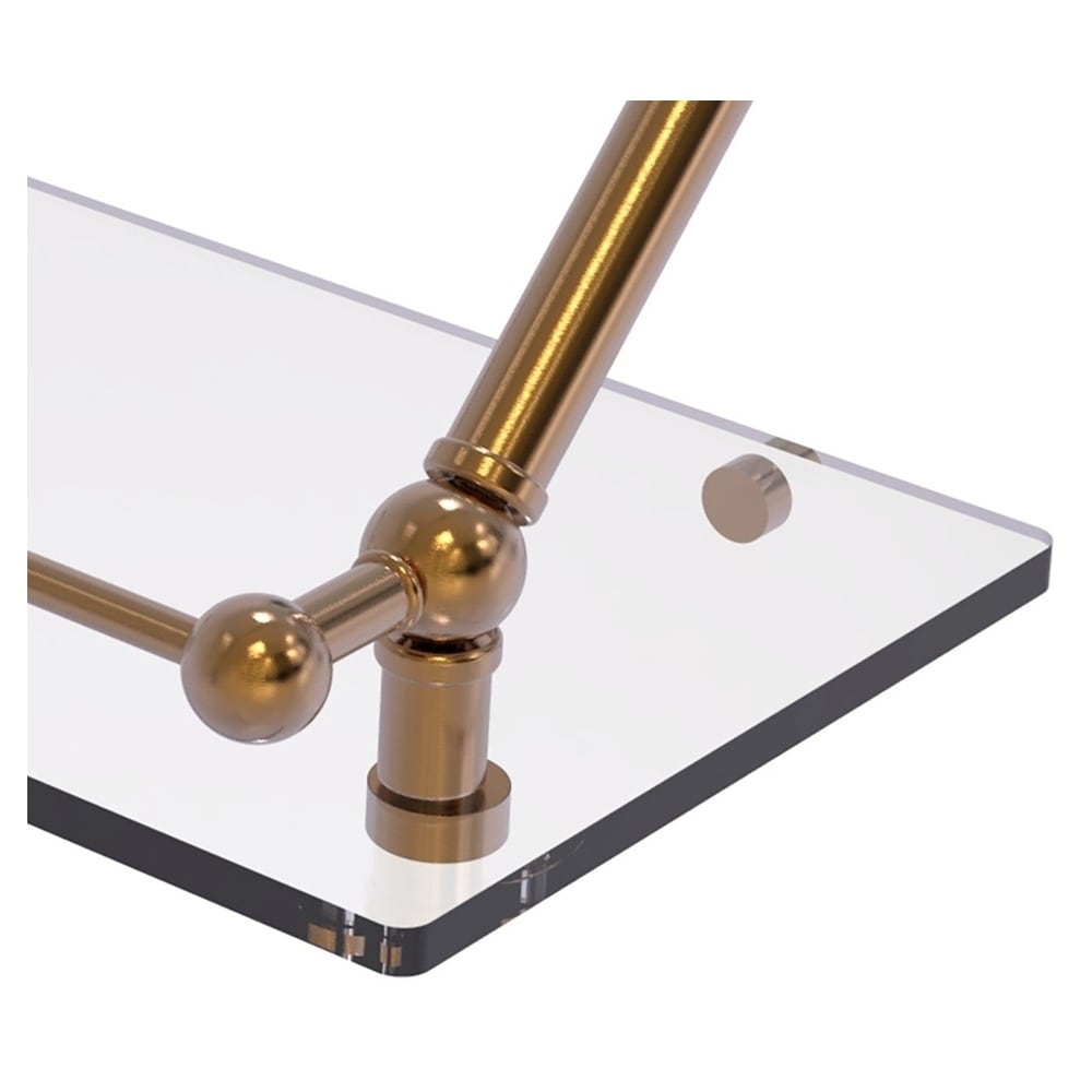 Allied Brass P1000-1-24-GAL-BBR Bathroom-Shelves - View #2