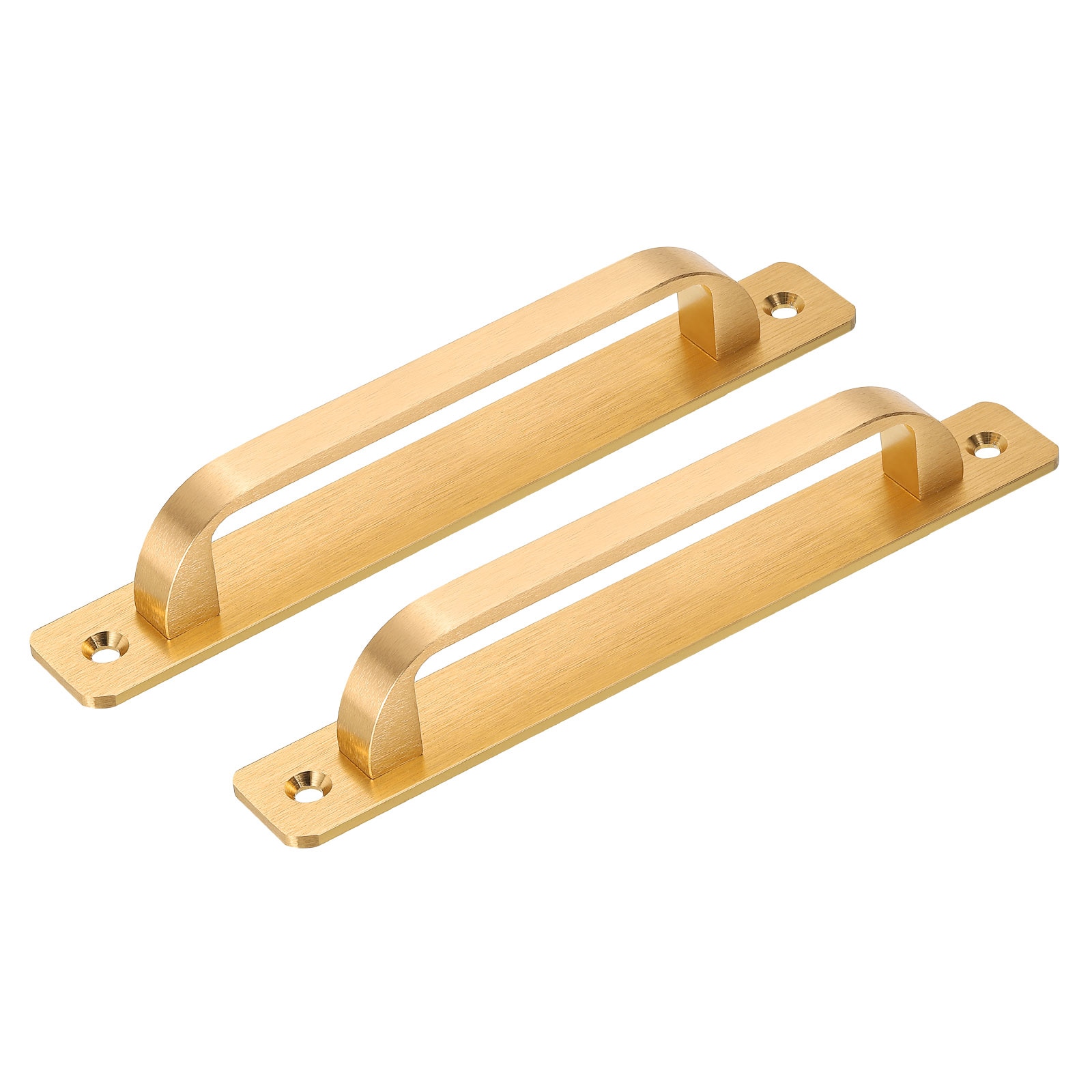 Unique Bargains - 2pcs Barn Door Handle 7.09-Inch Door Pull Handles Patio Gate Handle for Cabinet...