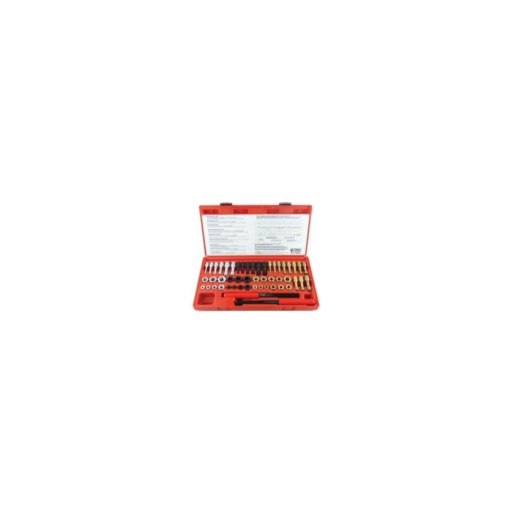 KT Tape ISN71227 K Tool International KTI70003 Universal Rethreading Set with Thread Restoring Files Dies and Taps- 51 Piece