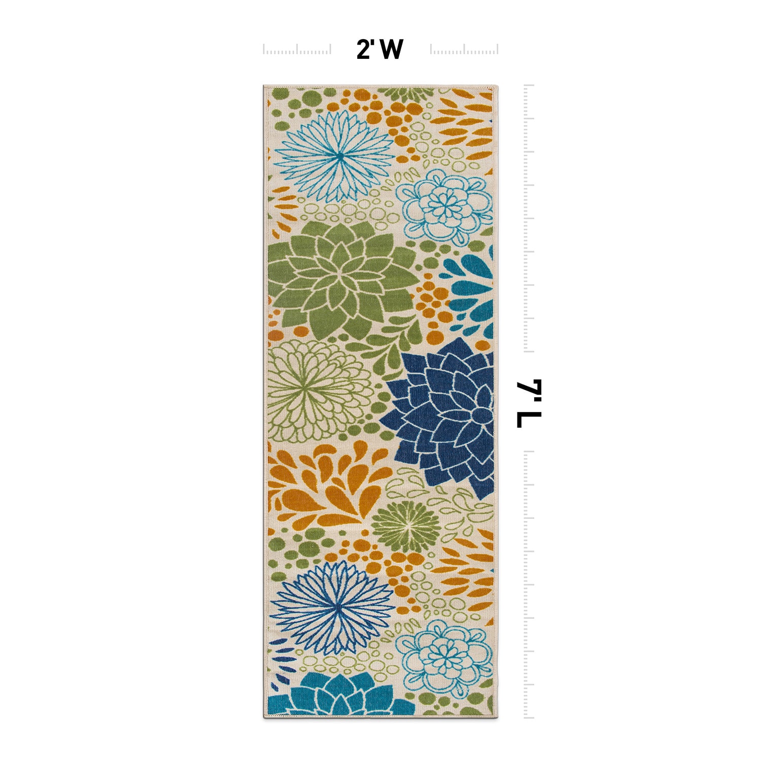 World Rug Gallery 9015MULTI2X7 rugs - View #4