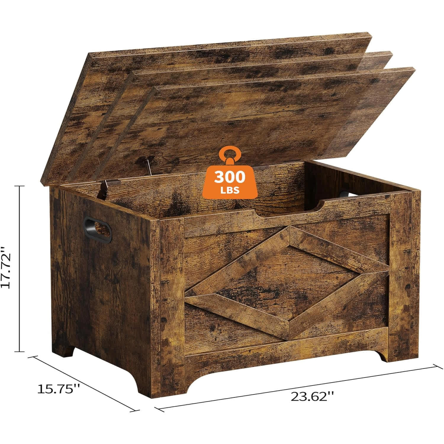 Vintage 17322560589BROWN Toy-Boxes - View #2