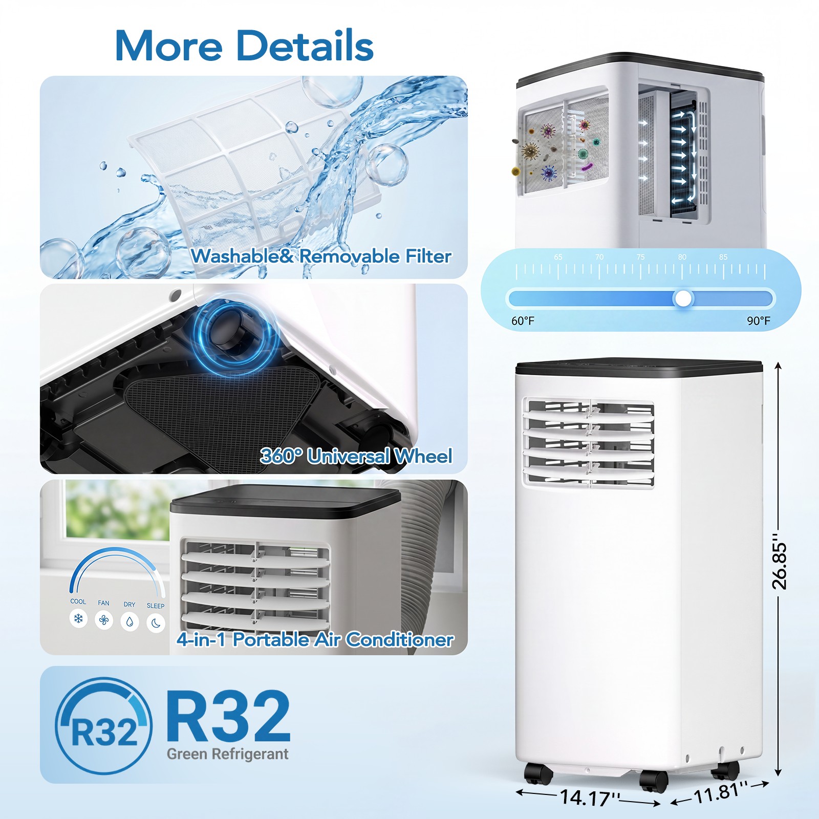 COWSAR AM-05A5C3/DAR3 Portable-Air-Conditioners - View #4