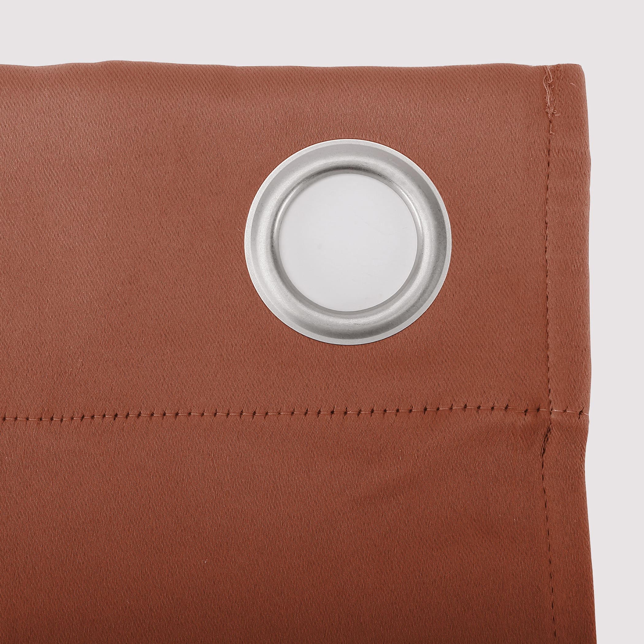 Terracotta Blackout Grommet Curtain Panel, 40" x 84" Polyester
