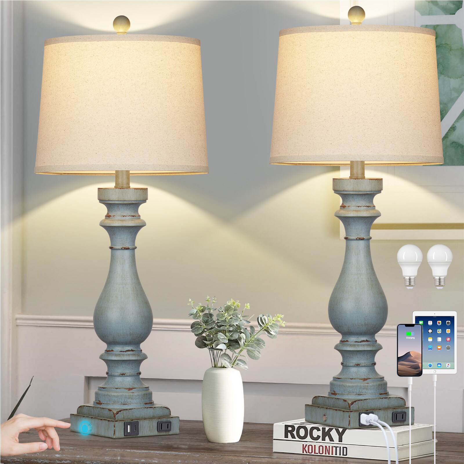 UrFurnishings TD-278 Table-Lamps - View #2