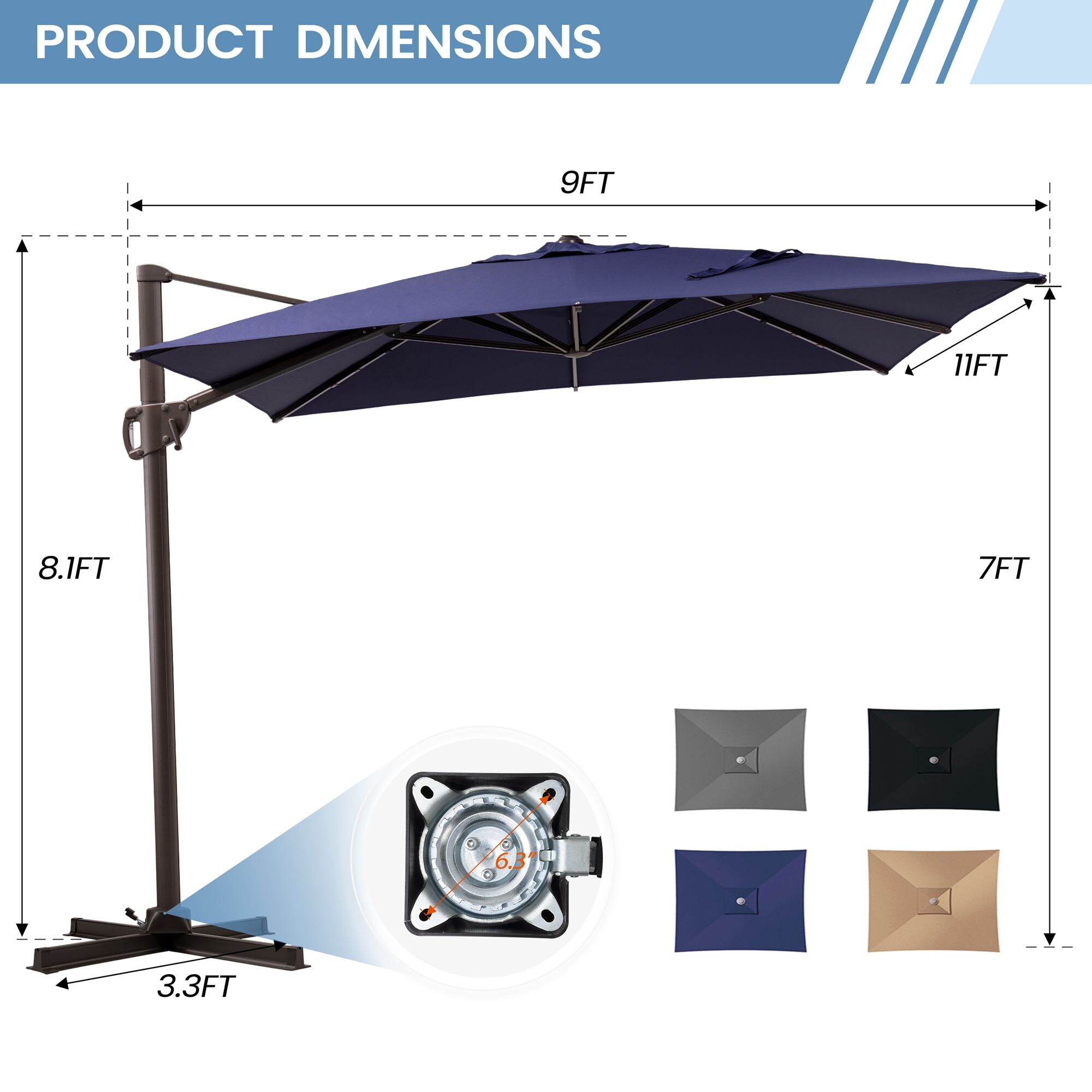 Crestlive Products CL-PU059NAV Umbrellas-2 - View #8