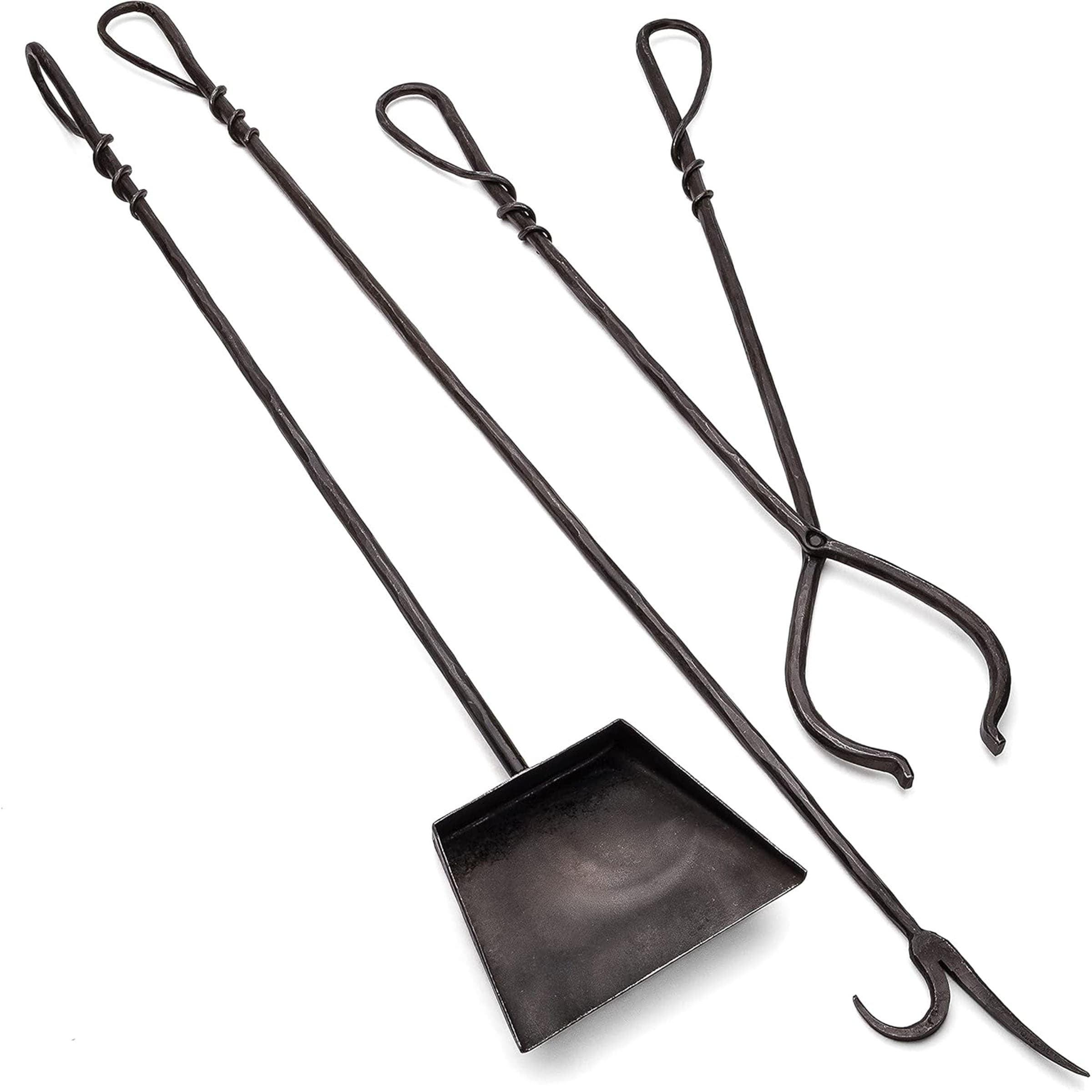 Kings County tools GW89A05-13 3 -Piece Iron Fireplace Tool Set