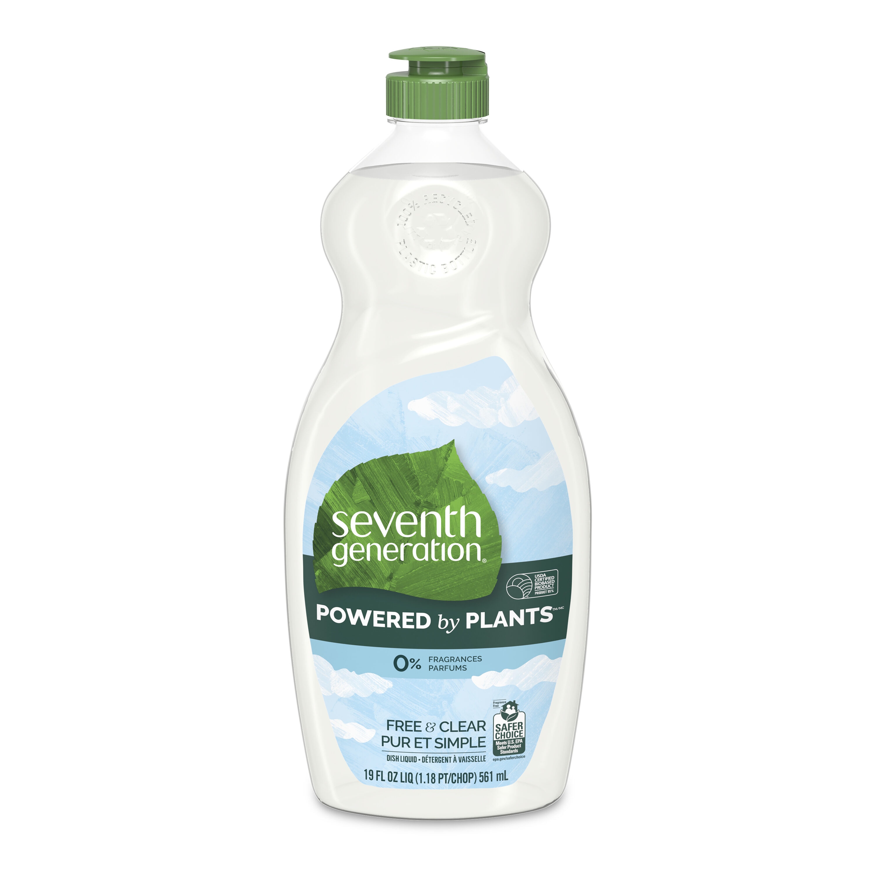 Seventh Generation SVG Hand Dish Wash Free Clear 1.5-oz Unscented Dish Soap  - Eco-Friendly, Hypoallergenic, Dye-Free, Phosphate-Free in the Dish Soap  department at