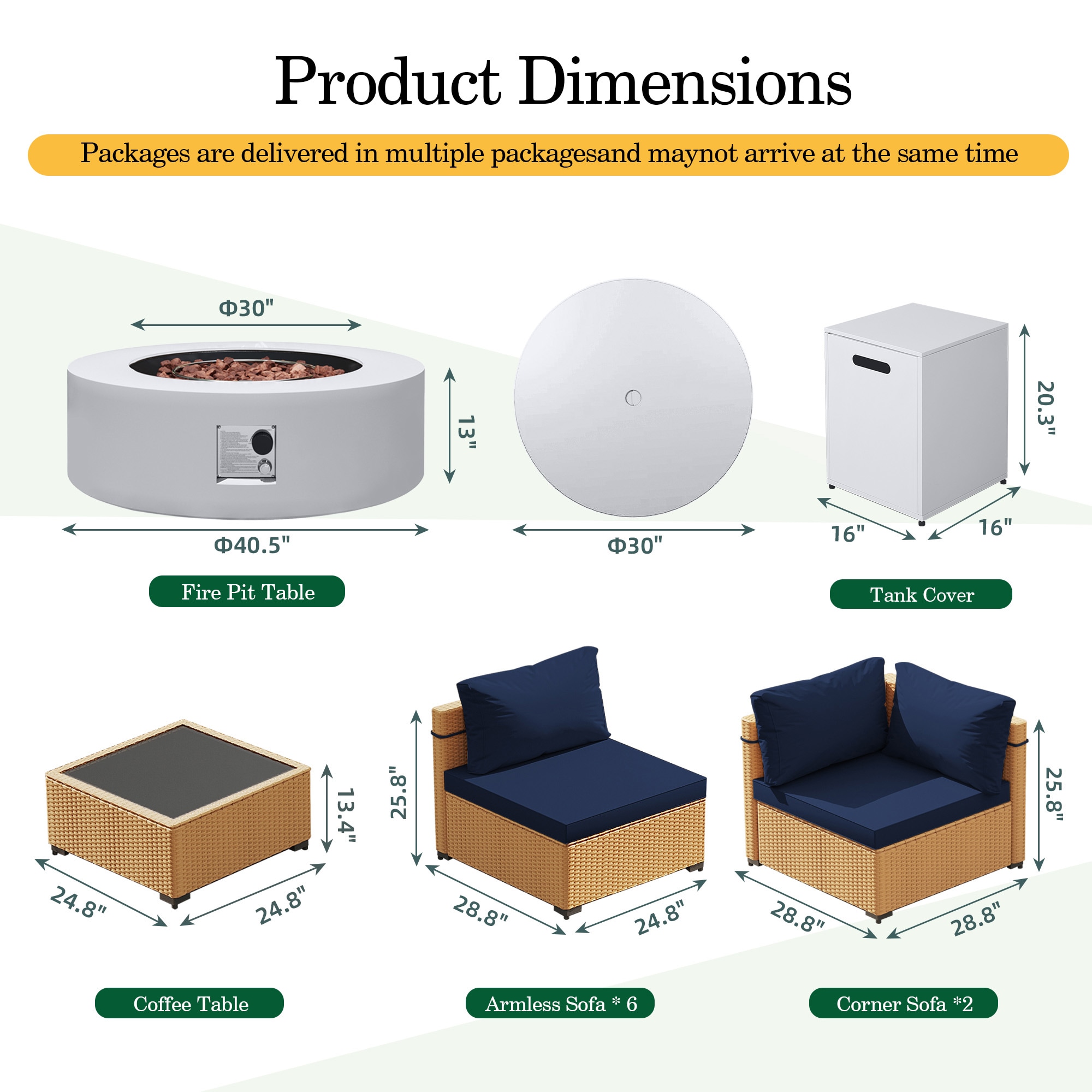 Patio Watcher LS-RT9-KD42WH-Y2 Patio-Conversation-Sets - View #3