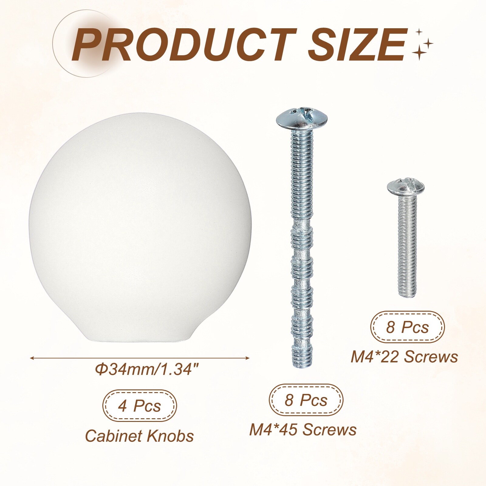 Unique Bargains S25093000UX4754 Cabinet-Knobs - View #2
