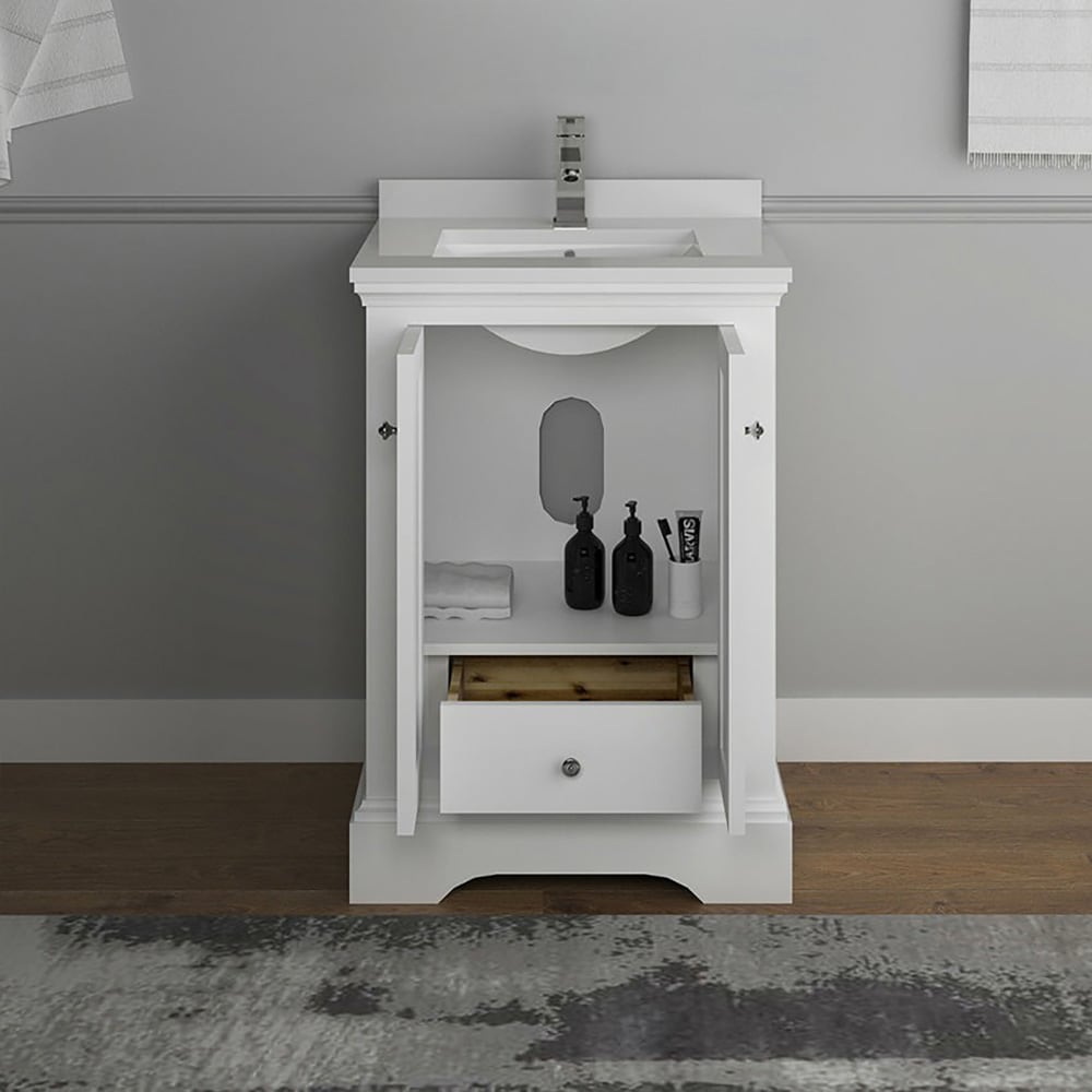 Fresca FCB2424WHM-CWH-U Bath-Vanity-Combo - View #4
