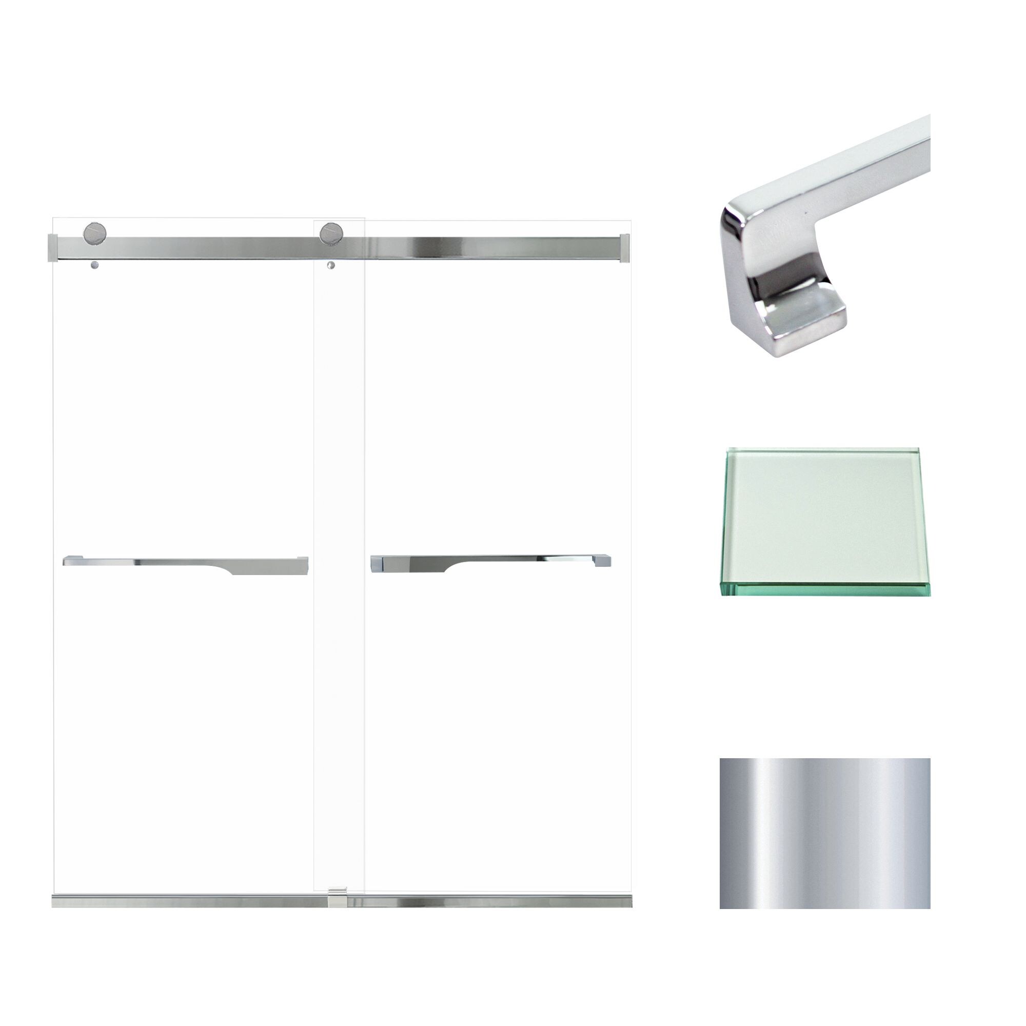 Transolid BRP607008C-J-PC Shower-Doors - View #2