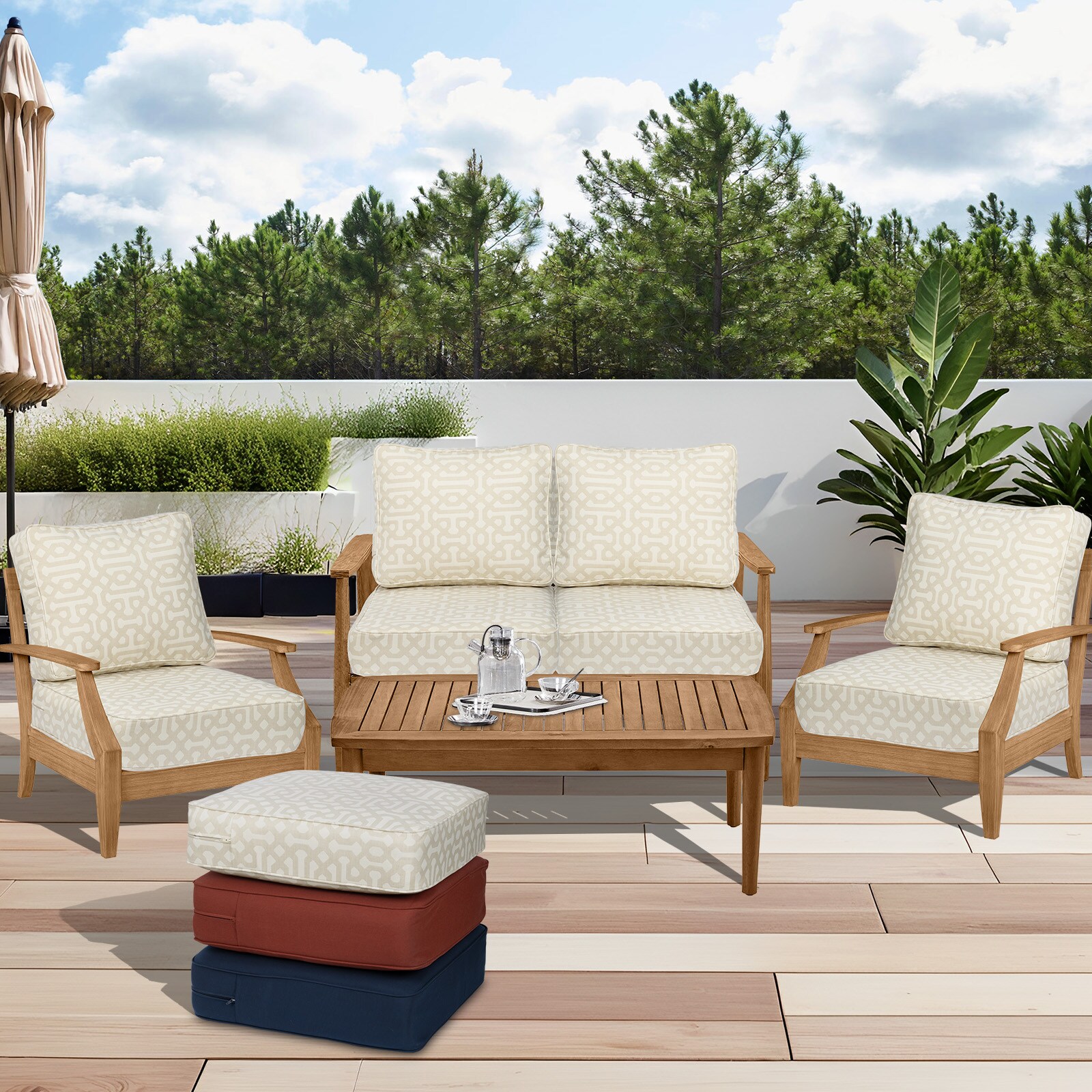 Aoodor A418-MKILN Patio-Furniture-Cushions - View #3