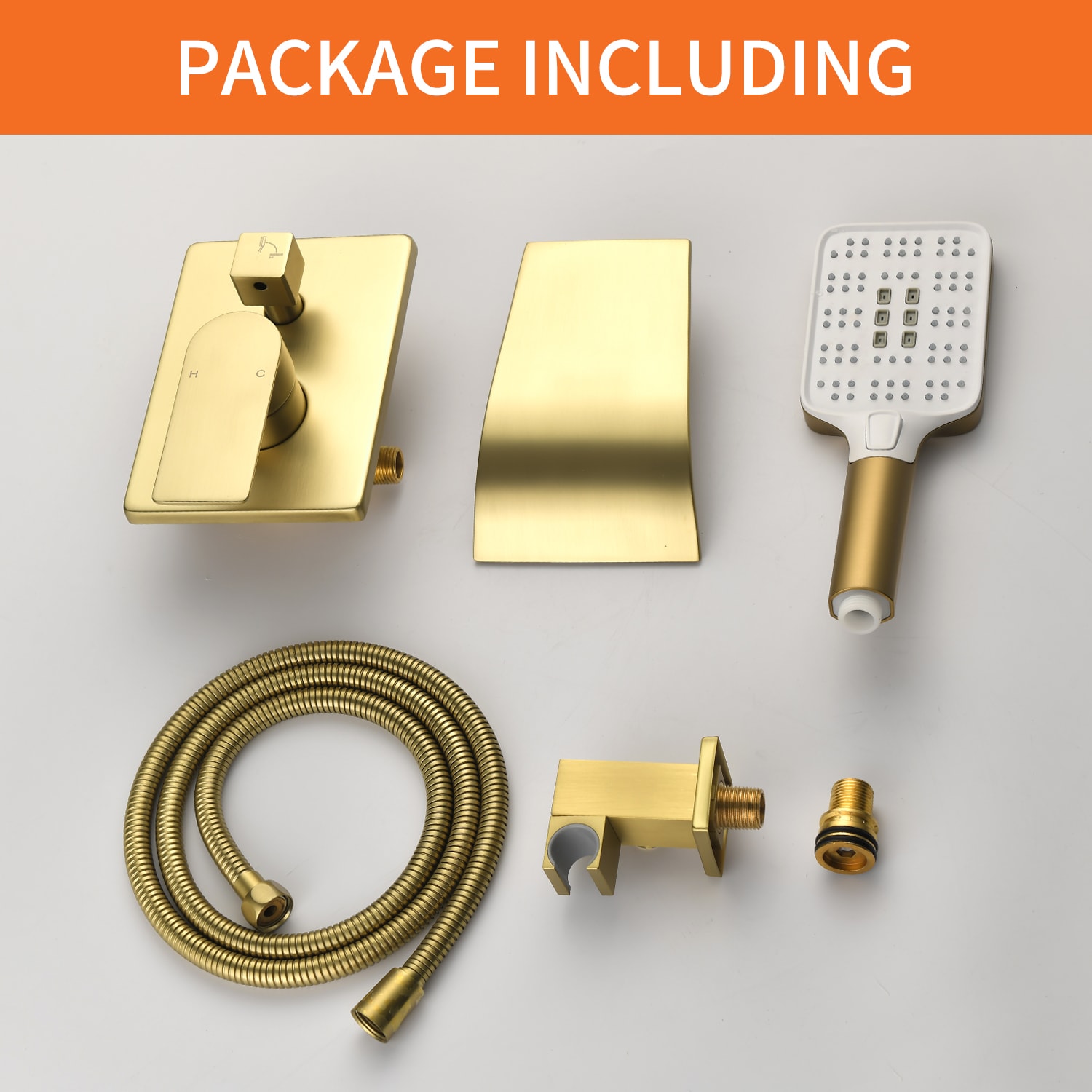 WELLFOR SPA-88020BG Roman-Tub-Faucets - View #5