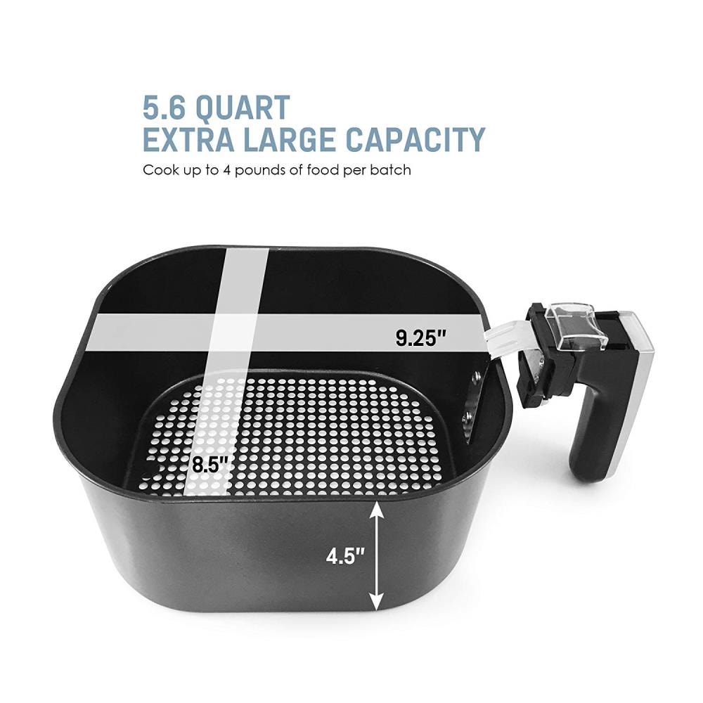  Secura Air Fryer XL 5.5 Quart 1800-Watt Electric Hot