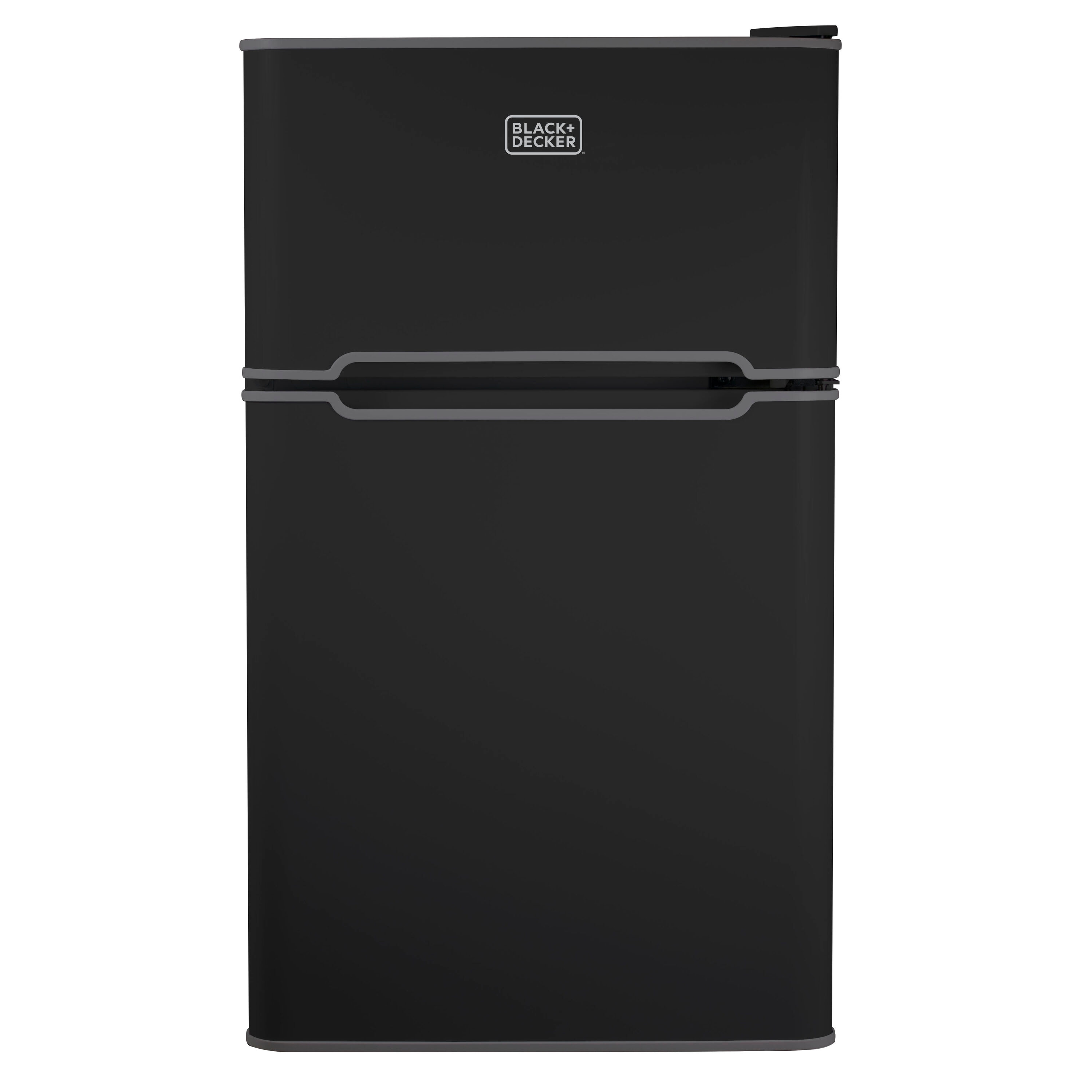  BLACK+DECKER BCRK17B Compact Refrigerator Energy Star Single  Door Mini Fridge with Freezer, 1.7 Cubic Feet, Black : Home & Kitchen