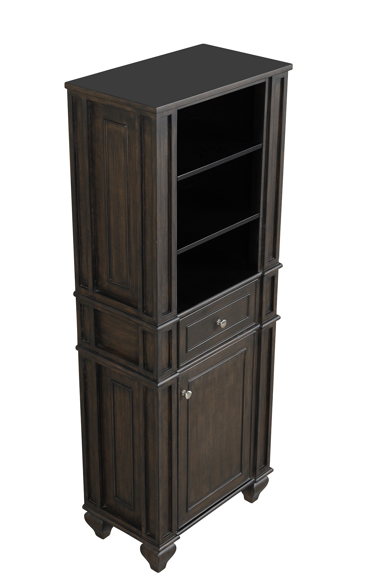 Design Element WN-LNTR-BR Linen-Cabinets - View #2