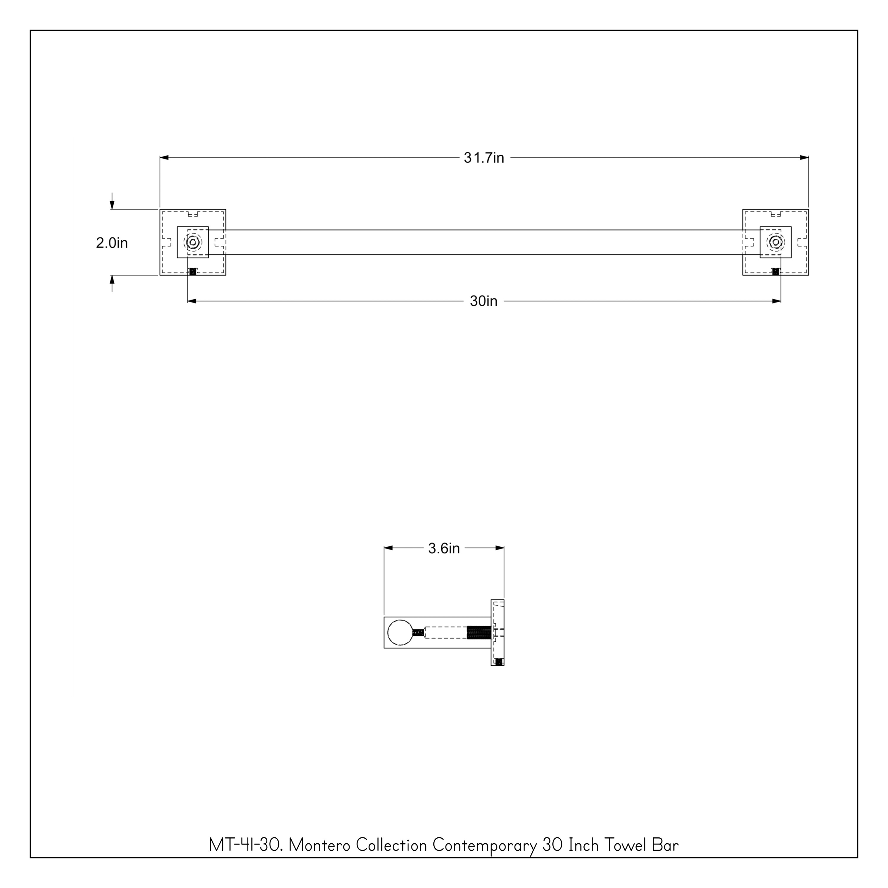 Allied Brass MT-41-30-GYM d060350 - View #3