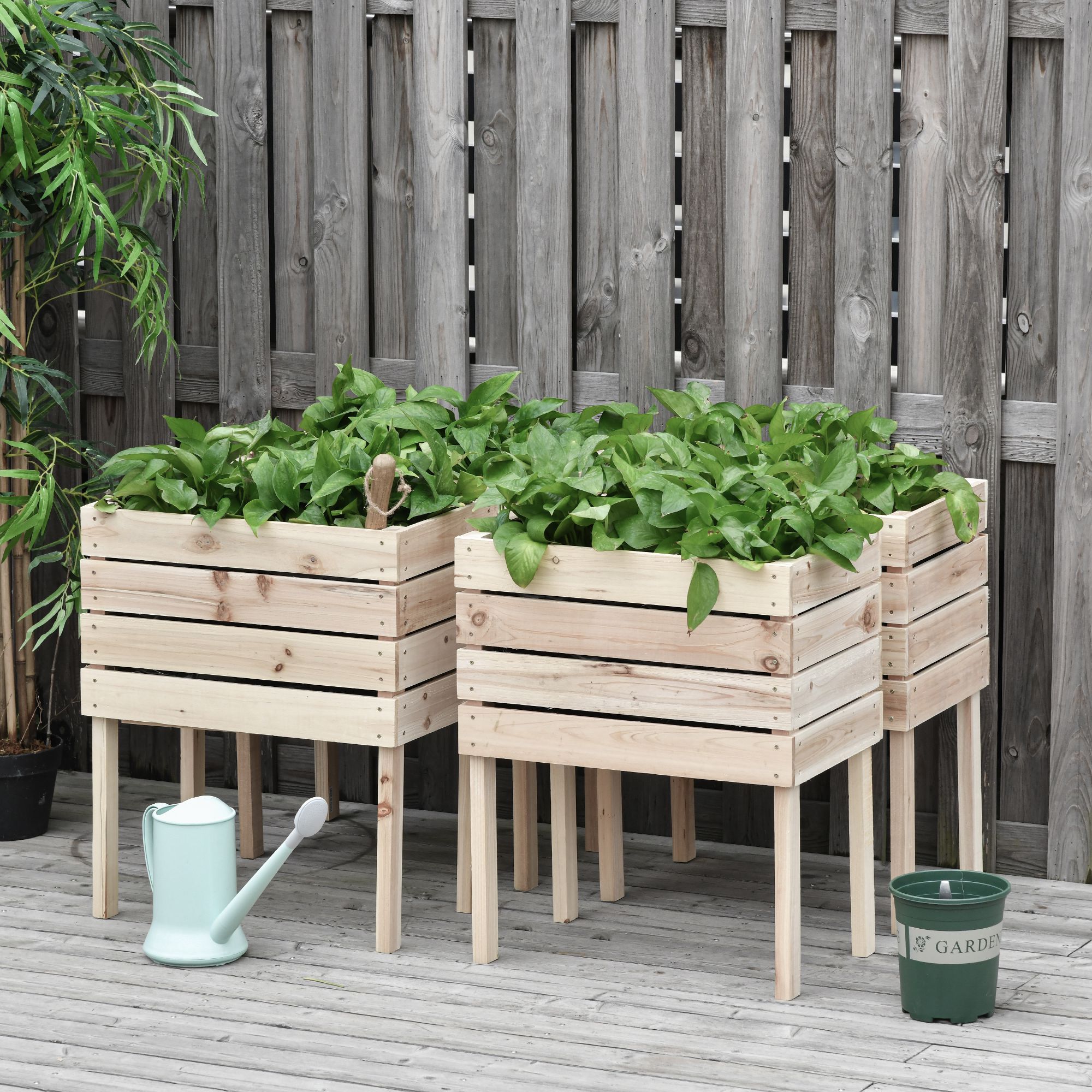 AHIOU HOME ZAAHG-P200865GB Raised-Planter-Boxes - View #2