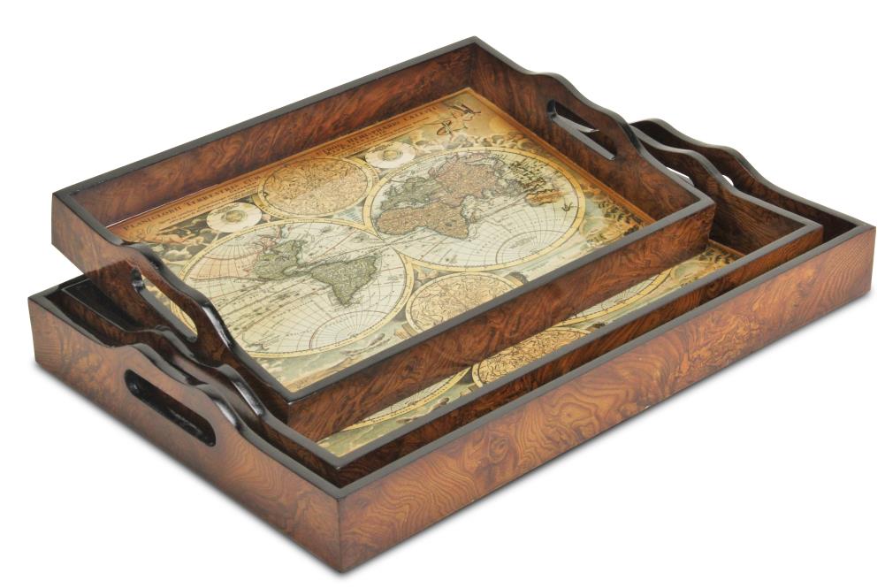 Cheung's FP-2798-3HM Trays and Caddies 12.75-in x 18.5-in Multi Rectangle Serving Tray