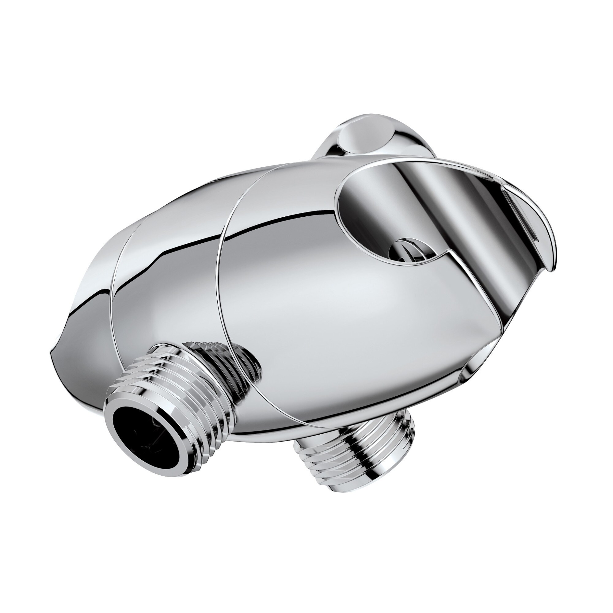 Chrome Dual Head Handheld and Wall Mounted Shower Combo