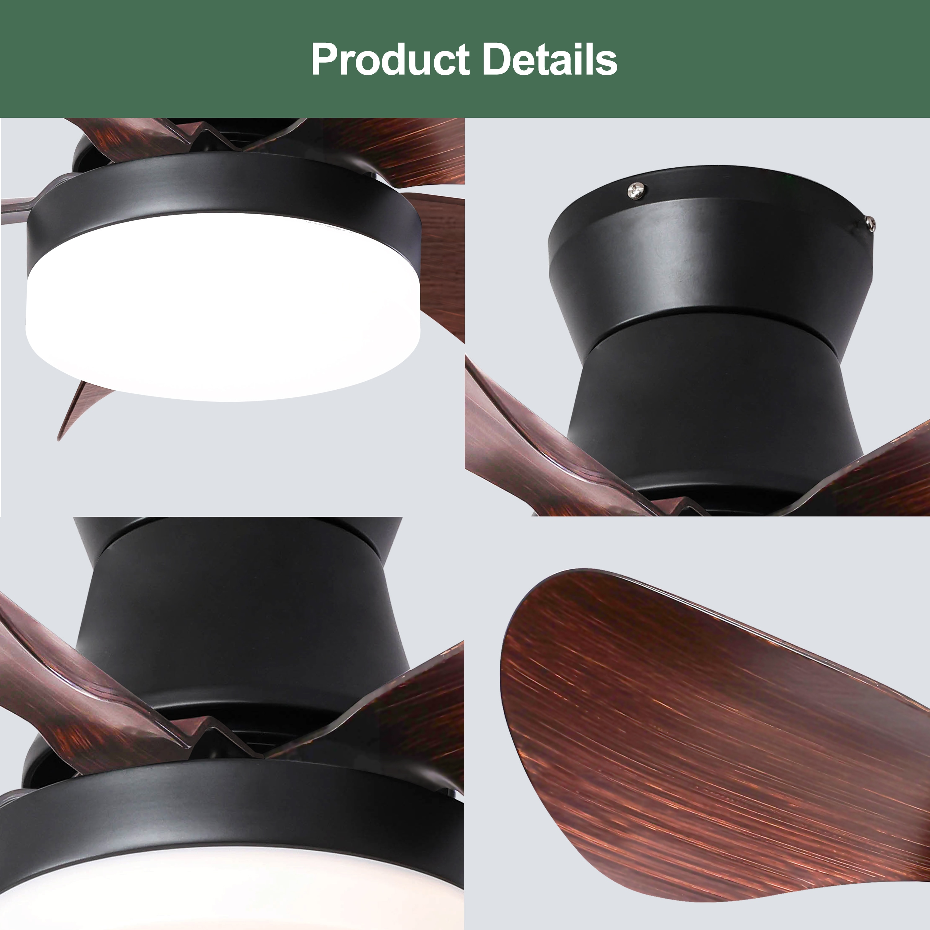 WELLFOR AMYUA-01 Ceiling-Fans - View #5