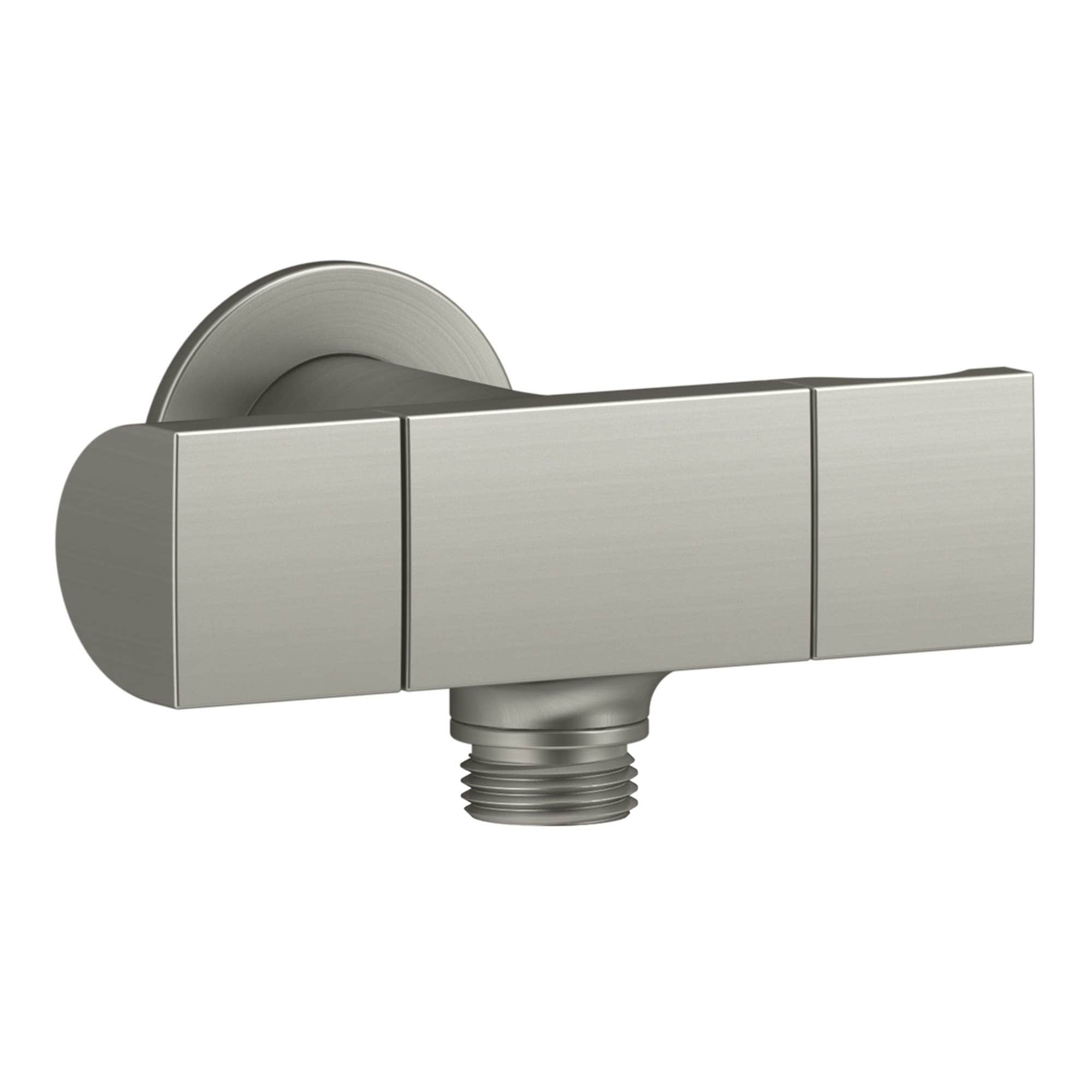 KOHLER 98355-BN Exhale Vibrant Brushed Nickel 2.75-in Universal Shower Wall bracket 0.5-in -ID