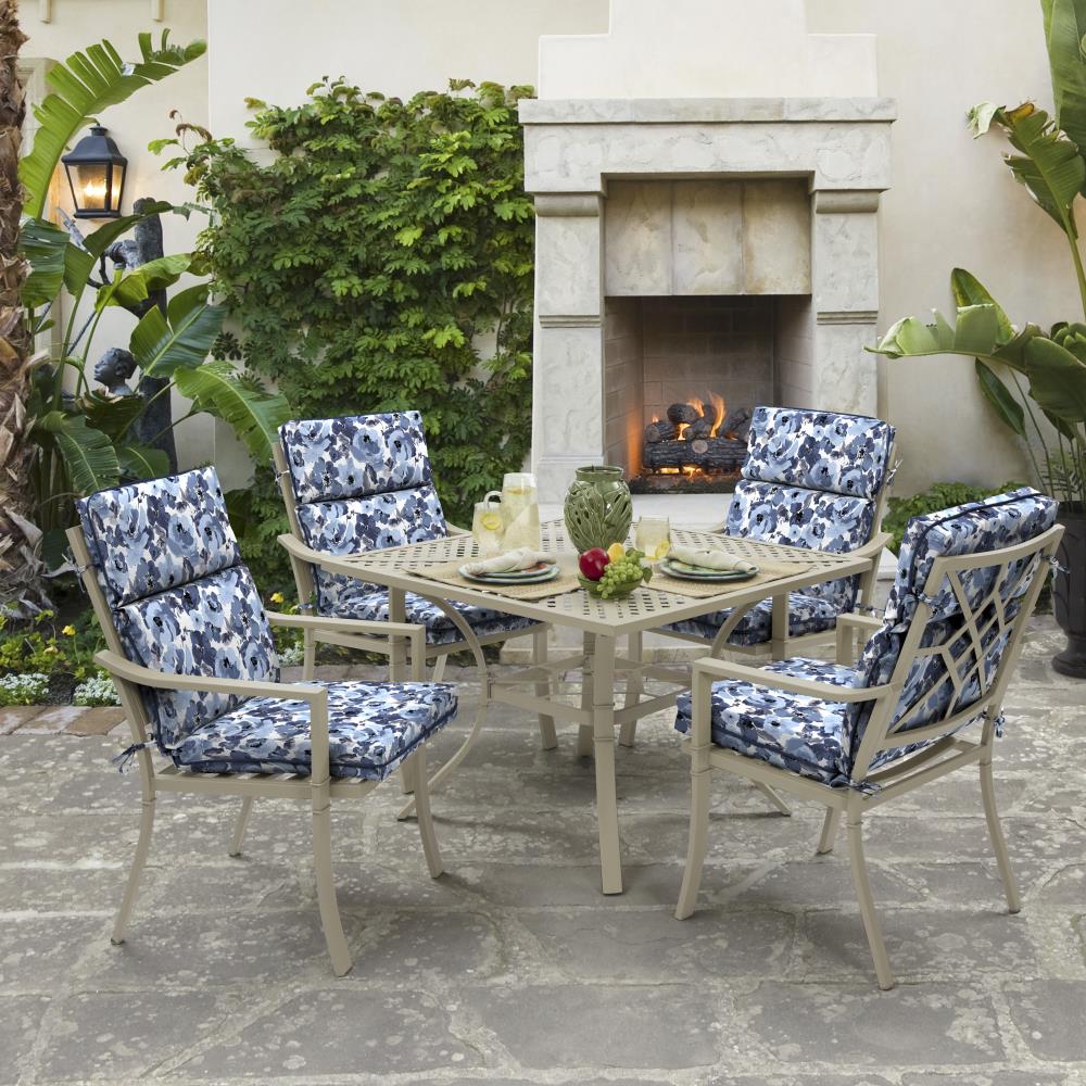 Arden Selections 21 in. x 44 in. Garden Delight Outdoor Dining Chair Cushion