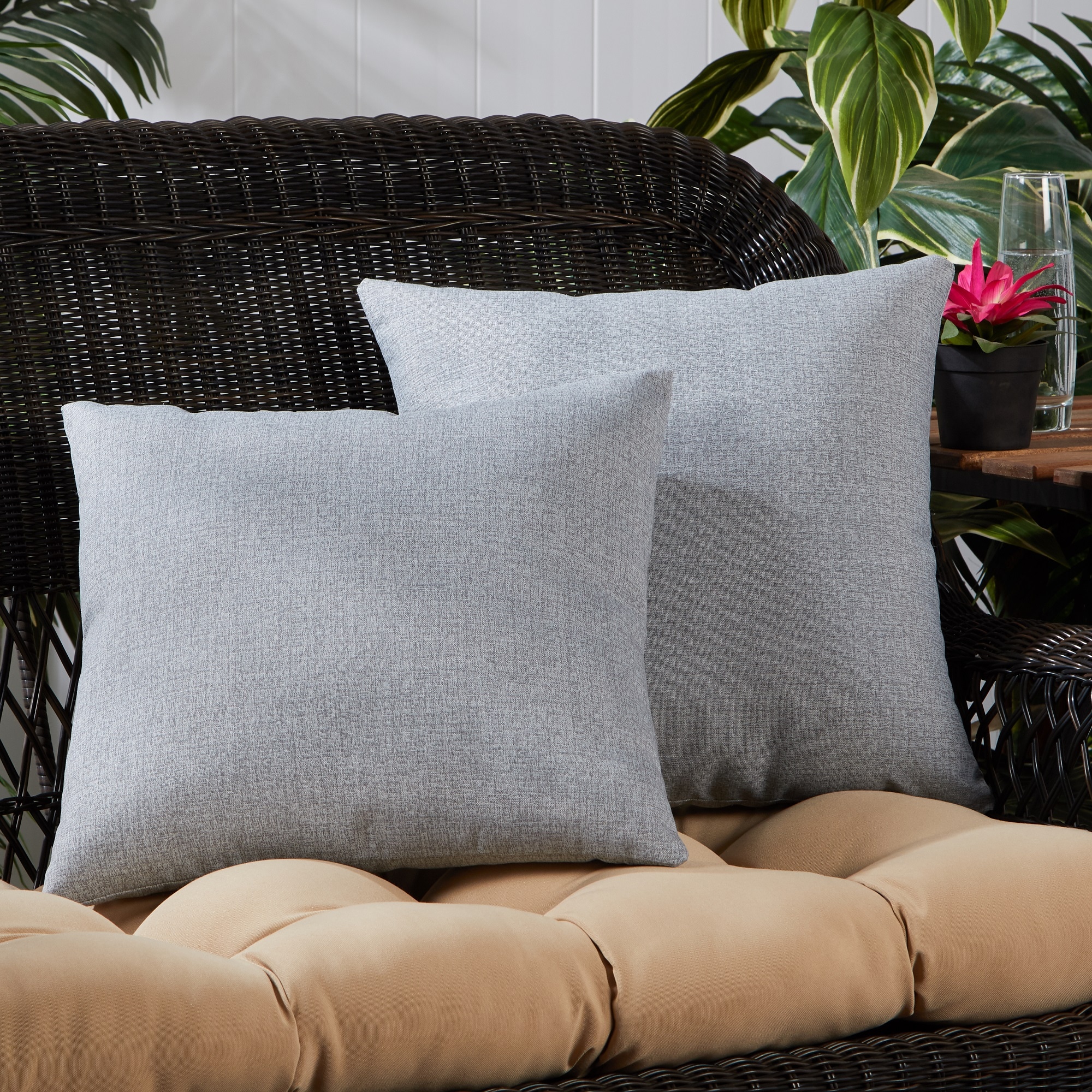 Greendale Home Fashions OC4803S2-HEATHER Outdoor-Accent-Pillows - View #5