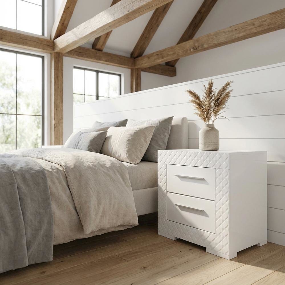 FurniFact BO3785603WHT nightstands - View #2