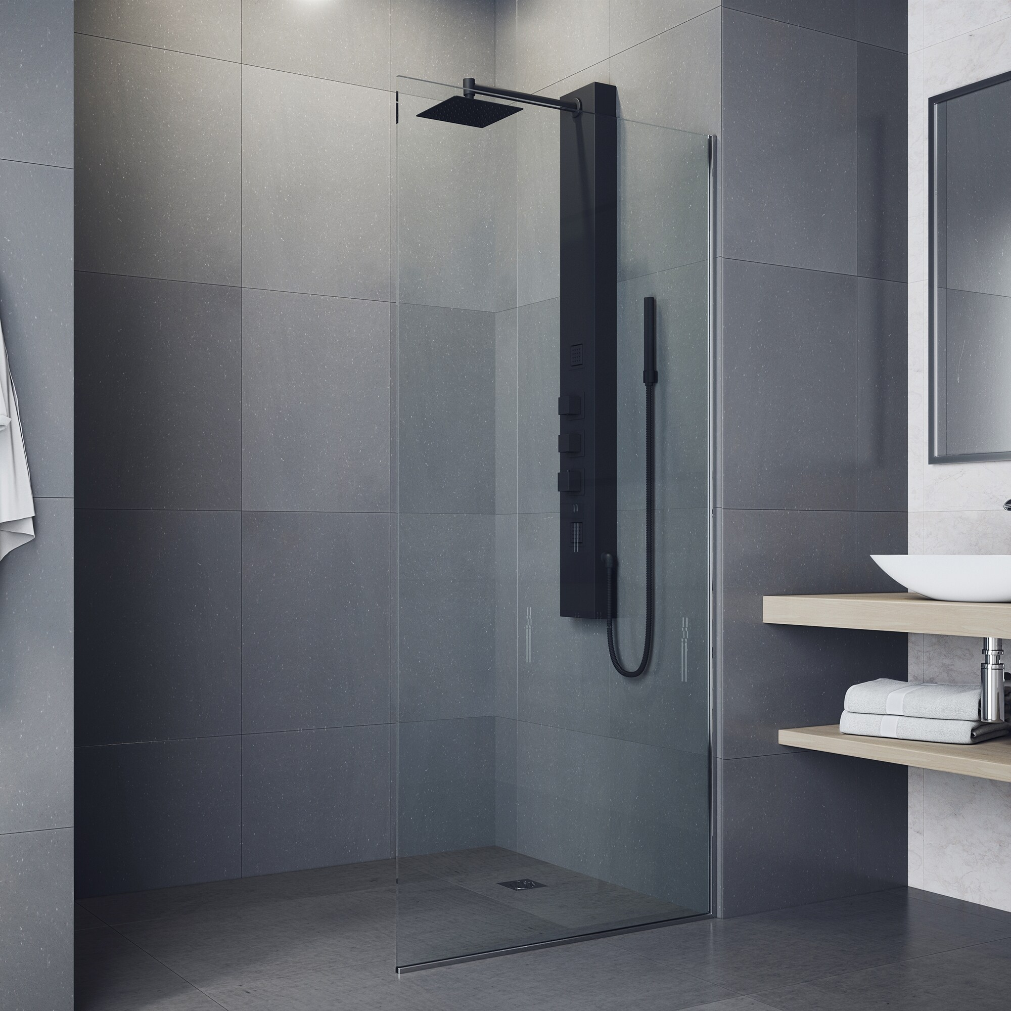 VIGO VG08012MB Showerhead-Bar-Panels - View #8