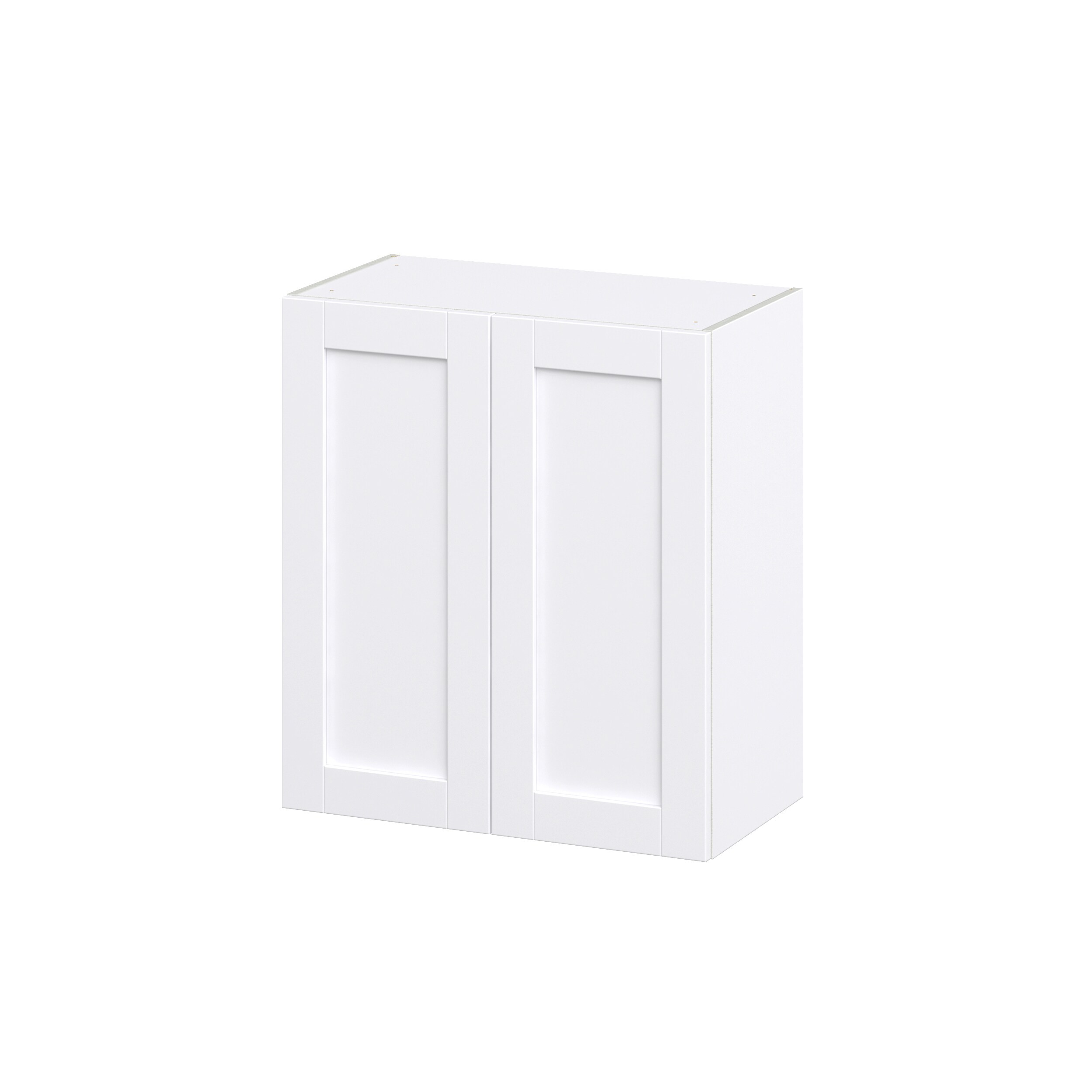 Hugo&Borg 27-in W x 30-in H x 14-in D Warm White Wall Fully Assembled Cabinet (Recessed Panel Shaker Door Style)