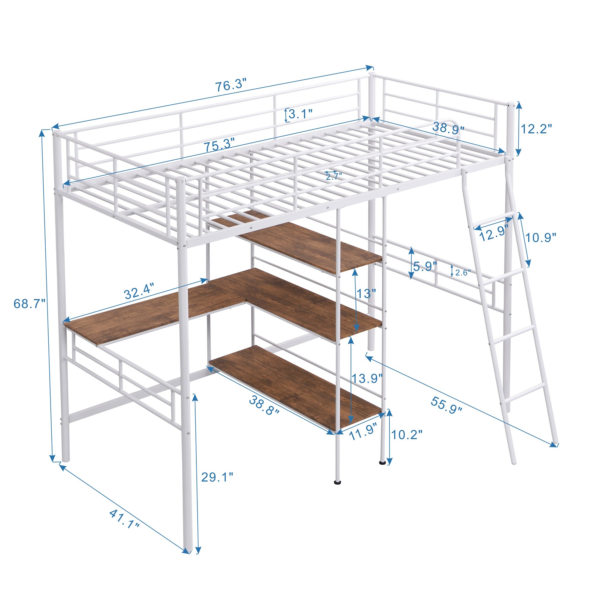 Qualler BKM00853K Bunk-Beds - View #9