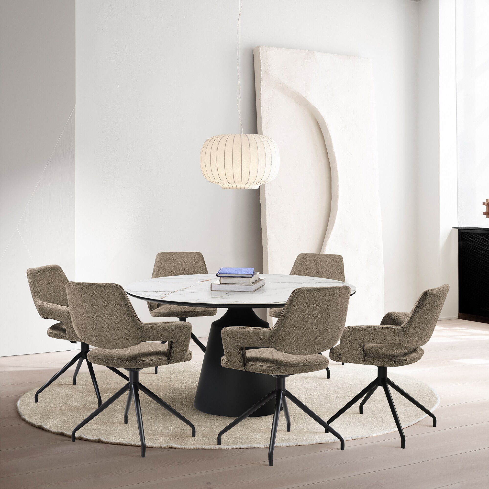 Armen Living SETKNPE7CB Dining-Sets - View #2