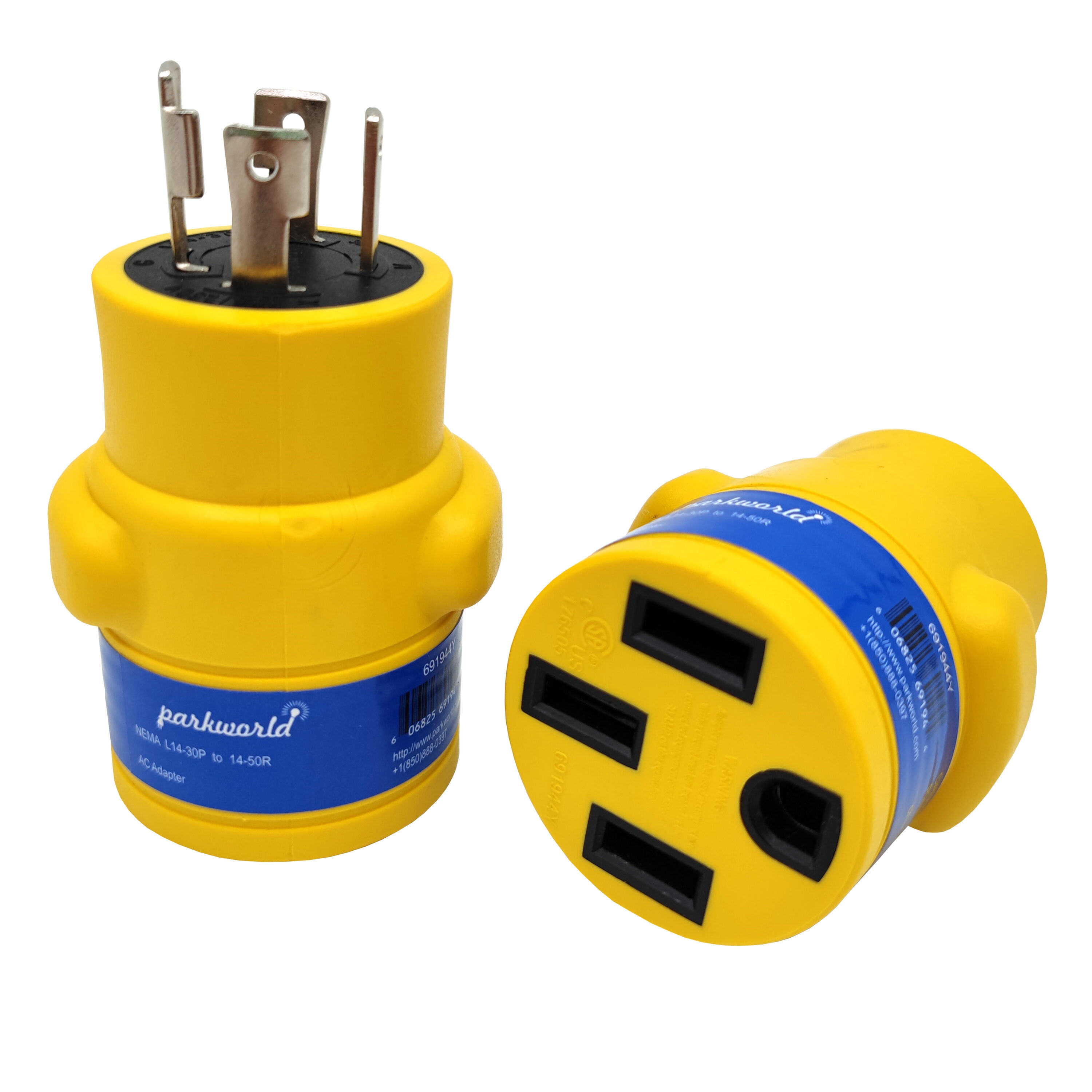 parkworld 30-Amp 3-wire To 4-wire Single To Single Yellow Basic Compact ...