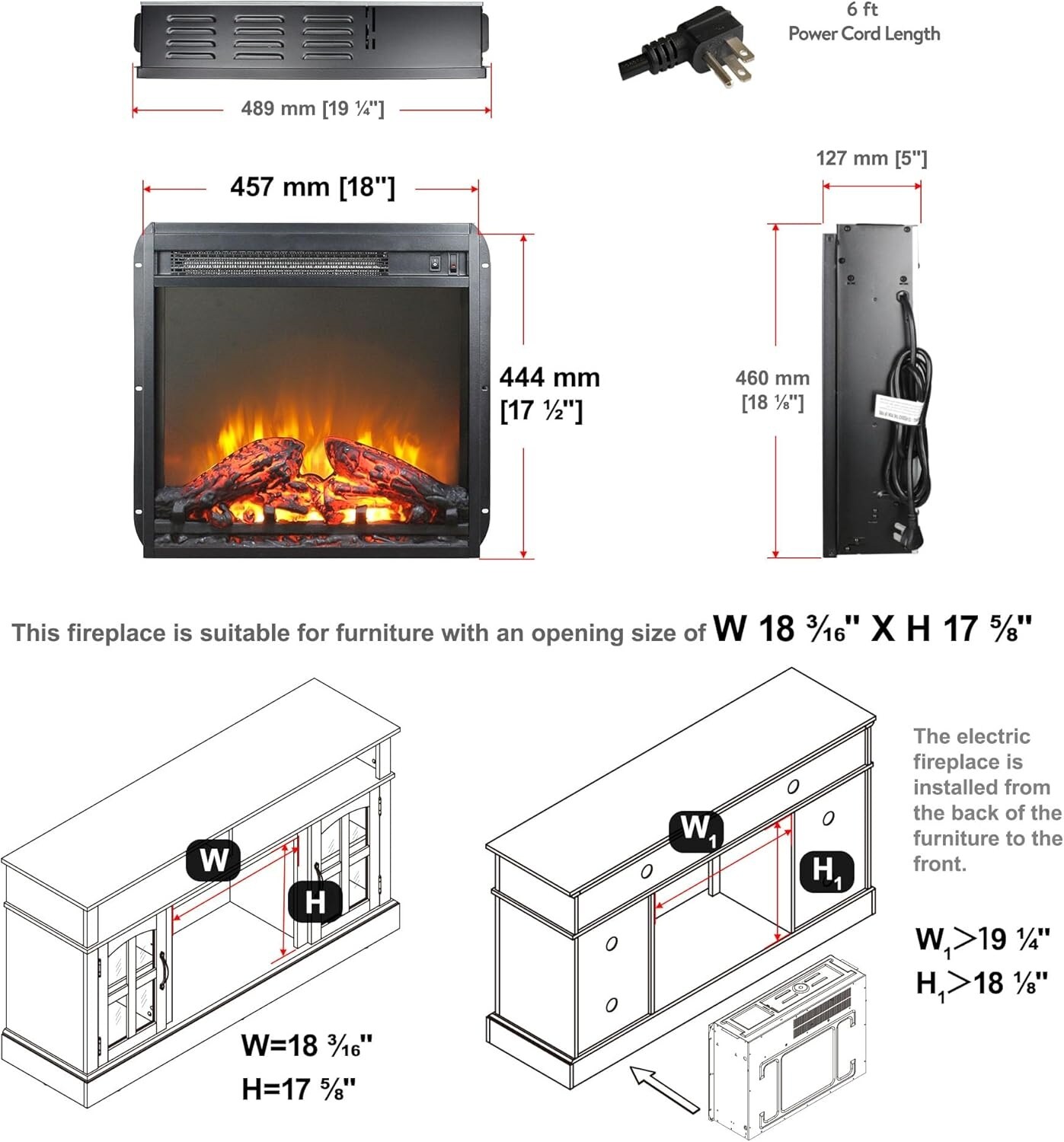 EdenDirect NLCD041956 Electric-Fireplaces - View #3