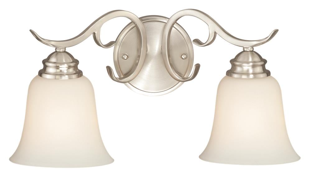 Cascadia W0184 Hartford 2-Light Satin Nickel Transitional Vanity Light