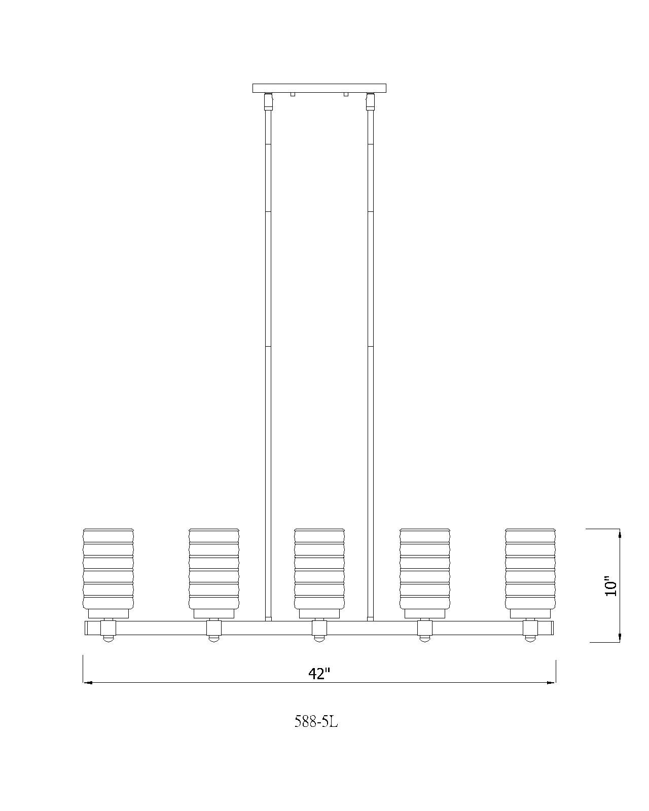 Z-Lite 588-5L-ABB Pendant-Lights - View #8