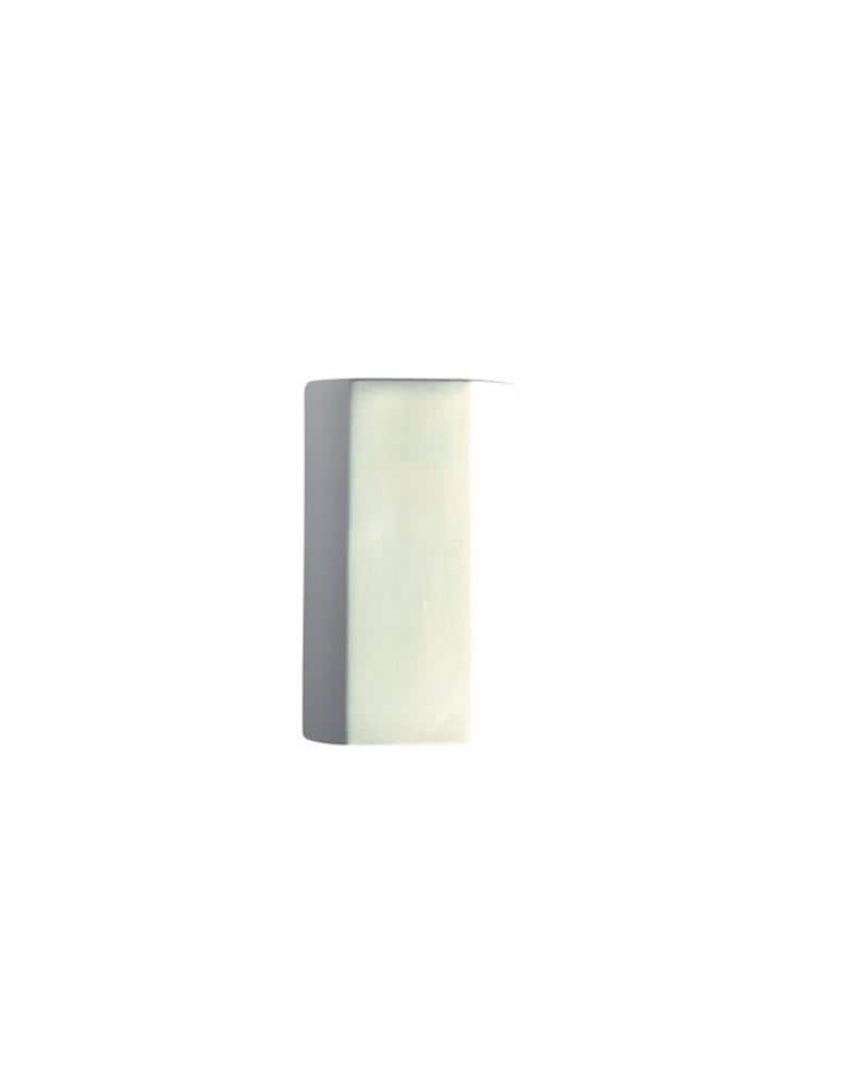 Justice Design Group CER-5500-BIS Ambiance 5.75-in W 1 -Light White Transitional Wall Sconce