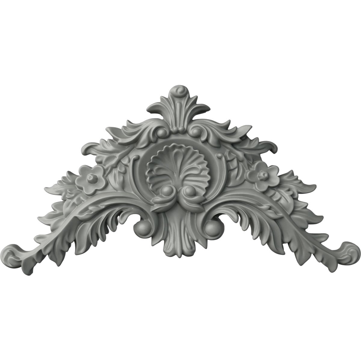 Ekena Millwork APL11X06X01SH Shell 11.5-in W x 6-in H Primed Applique