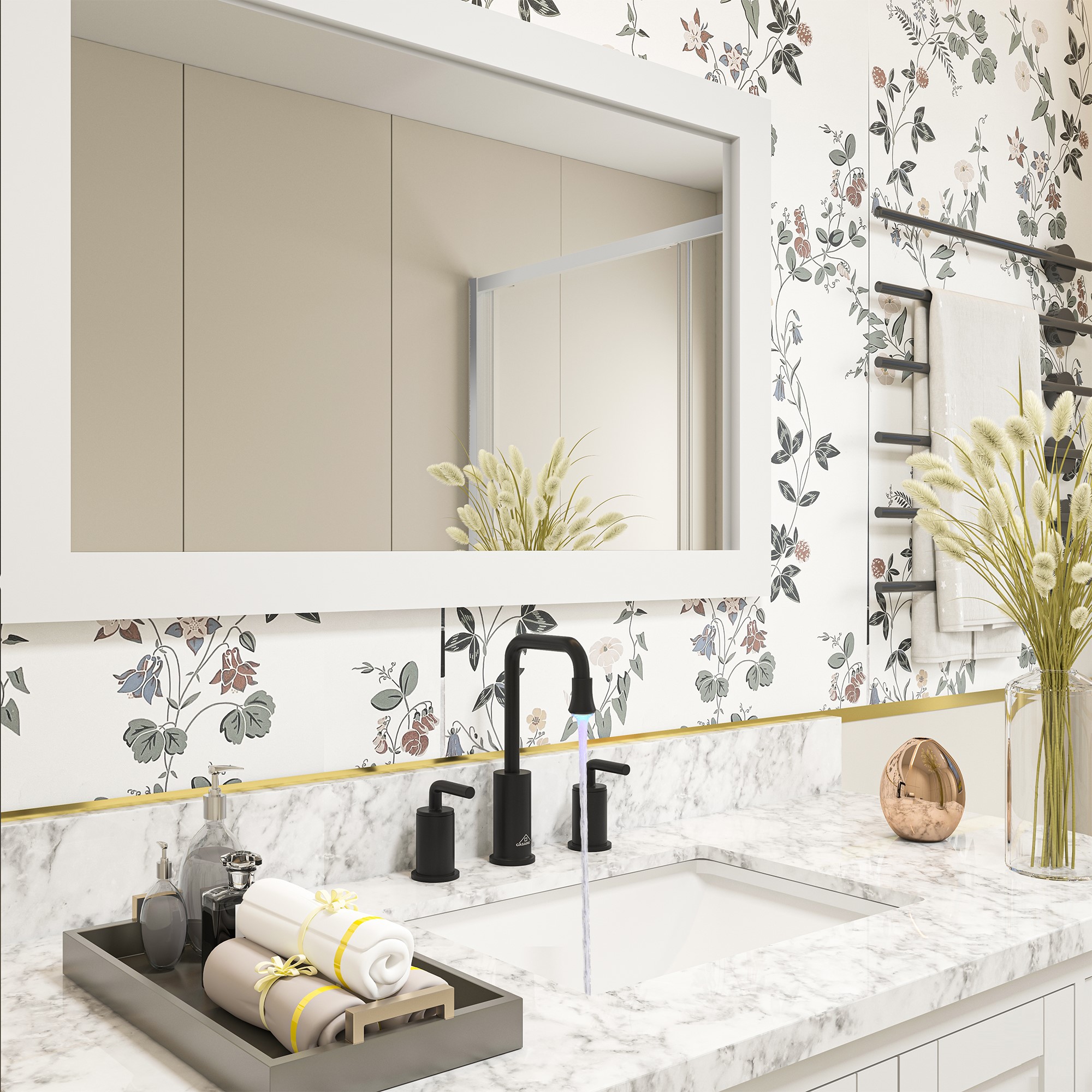 Mondawe AM-K149-MB Lavatory-Faucets - View #2