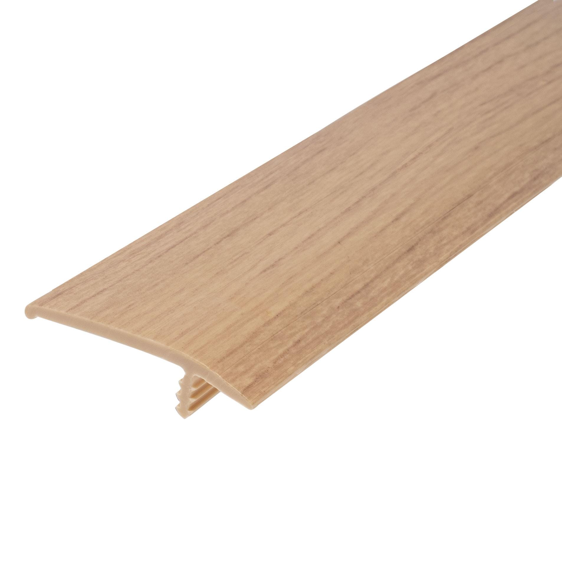 Outwater T-molding 1-1/2-in Natural Maple Woodgrain Flexible ...