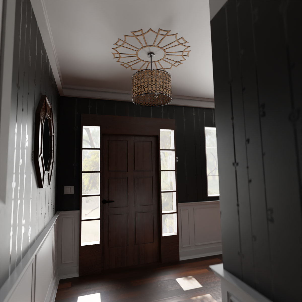 Ekena Millwork CMWP40X40X0250AURO Ceiling-Medallions - View #5
